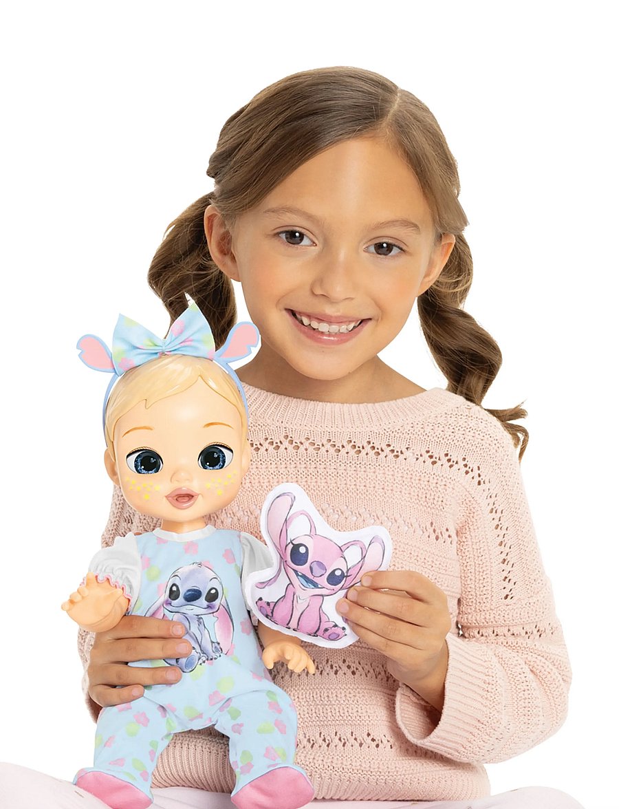 JAKKS - Disney Darlings - Deluxe Feature Doll : Stitch Caucasian (Blonde molded hair, blue-eyed) - puppen - multicoloured - 0