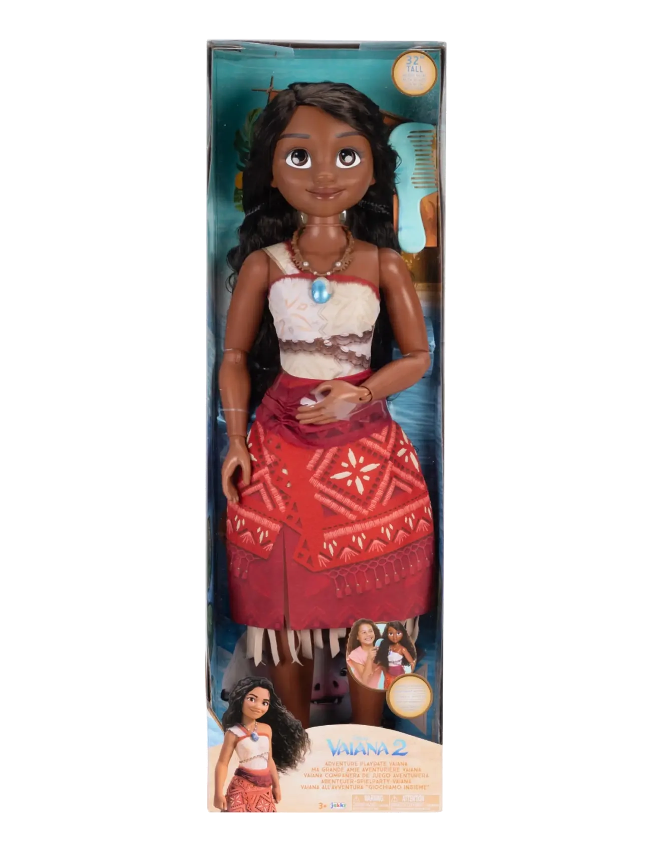 Prinzessinnen Disney Vaiana 2 - Vaiana Playdate 80cm. - Comb only - Puppen - MULTICOLOURED / multi