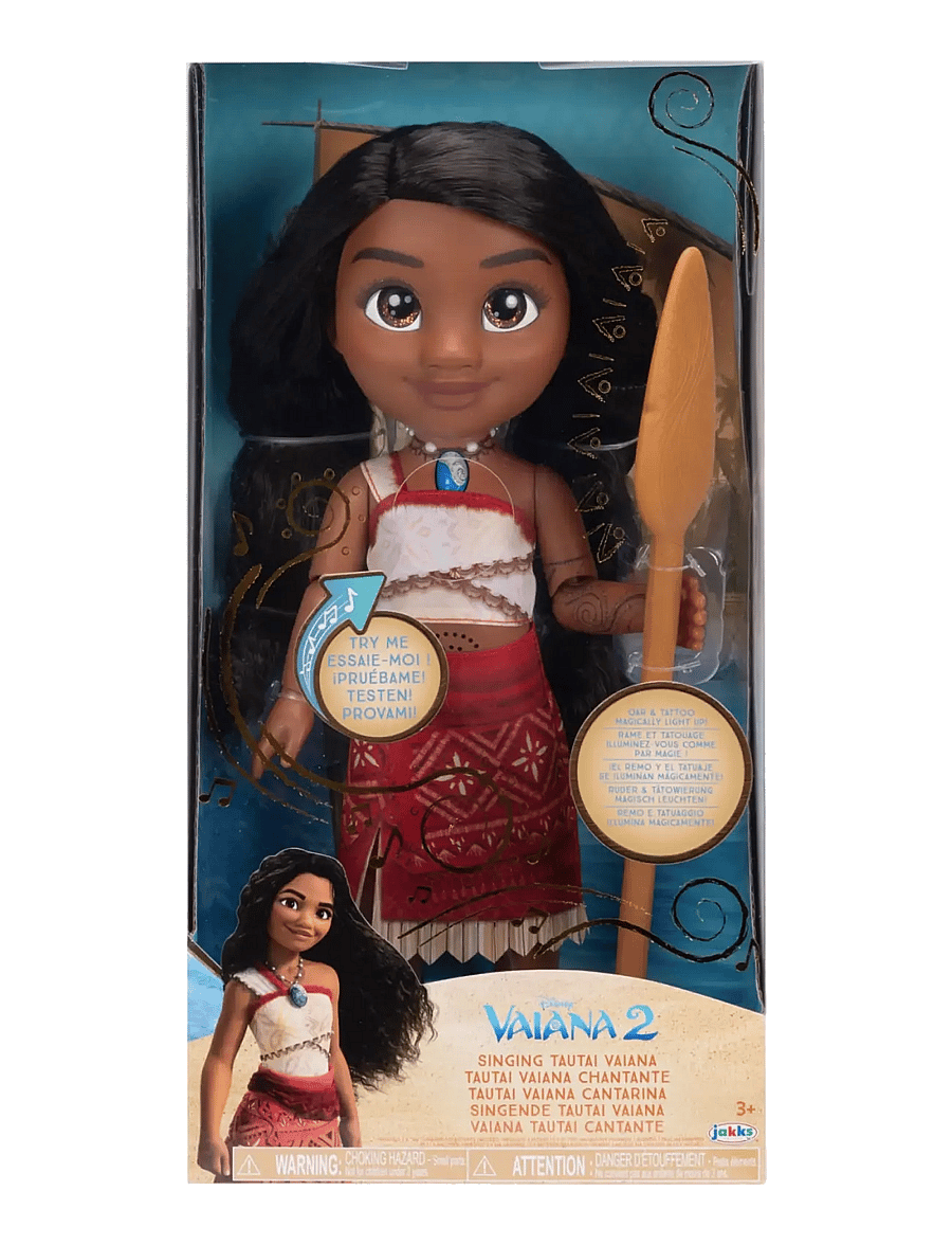 Prinzessinnen - Disney Vaiana 2 - Singing Vaiana Doll w/ Light-Up Oar 38cm. - multicoloured - 0