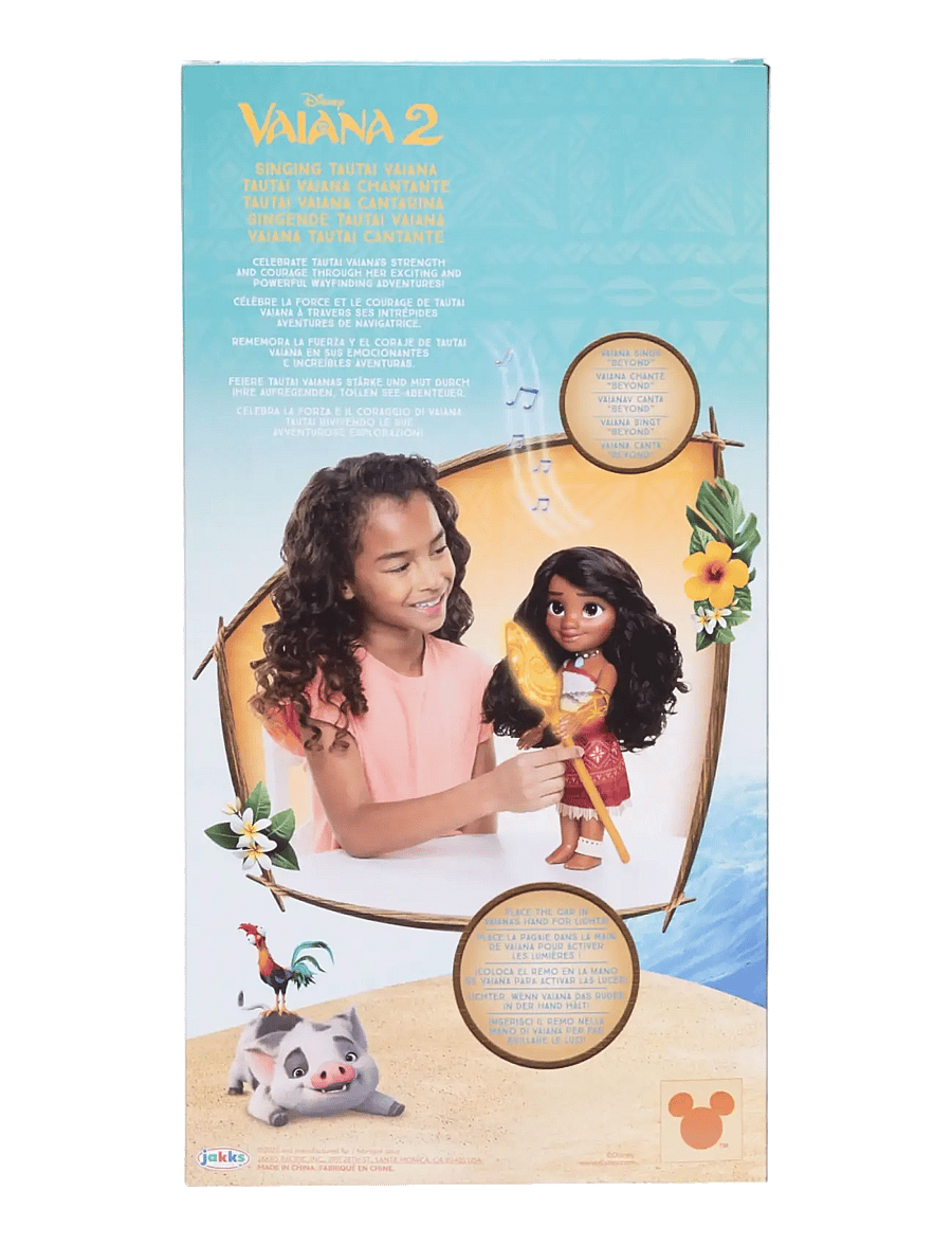 Prinzessinnen - Disney Vaiana 2 - Singing Vaiana Doll w/ Light-Up Oar 38cm. - multicoloured - 1