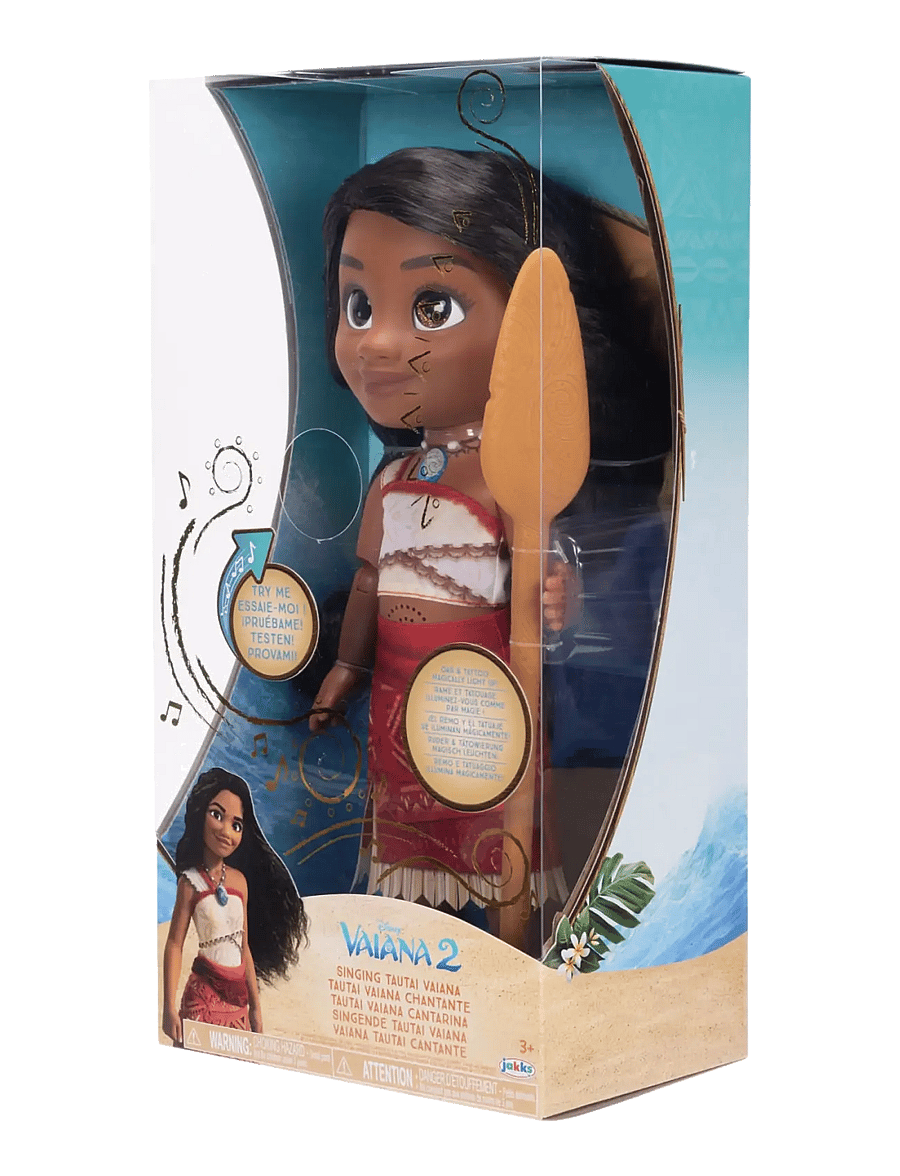 Prinzessinnen - Disney Vaiana 2 - Singing Vaiana Doll w/ Light-Up Oar 38cm. - multicoloured - 2