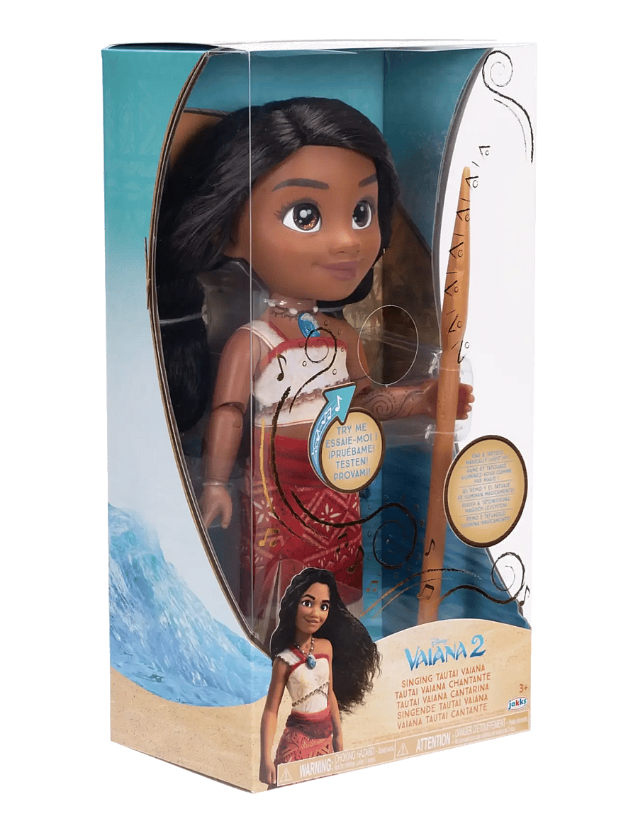 Prinzessinnen - Disney Vaiana 2 - Singing Vaiana Doll w/ Light-Up Oar 38cm. - multicoloured - 3