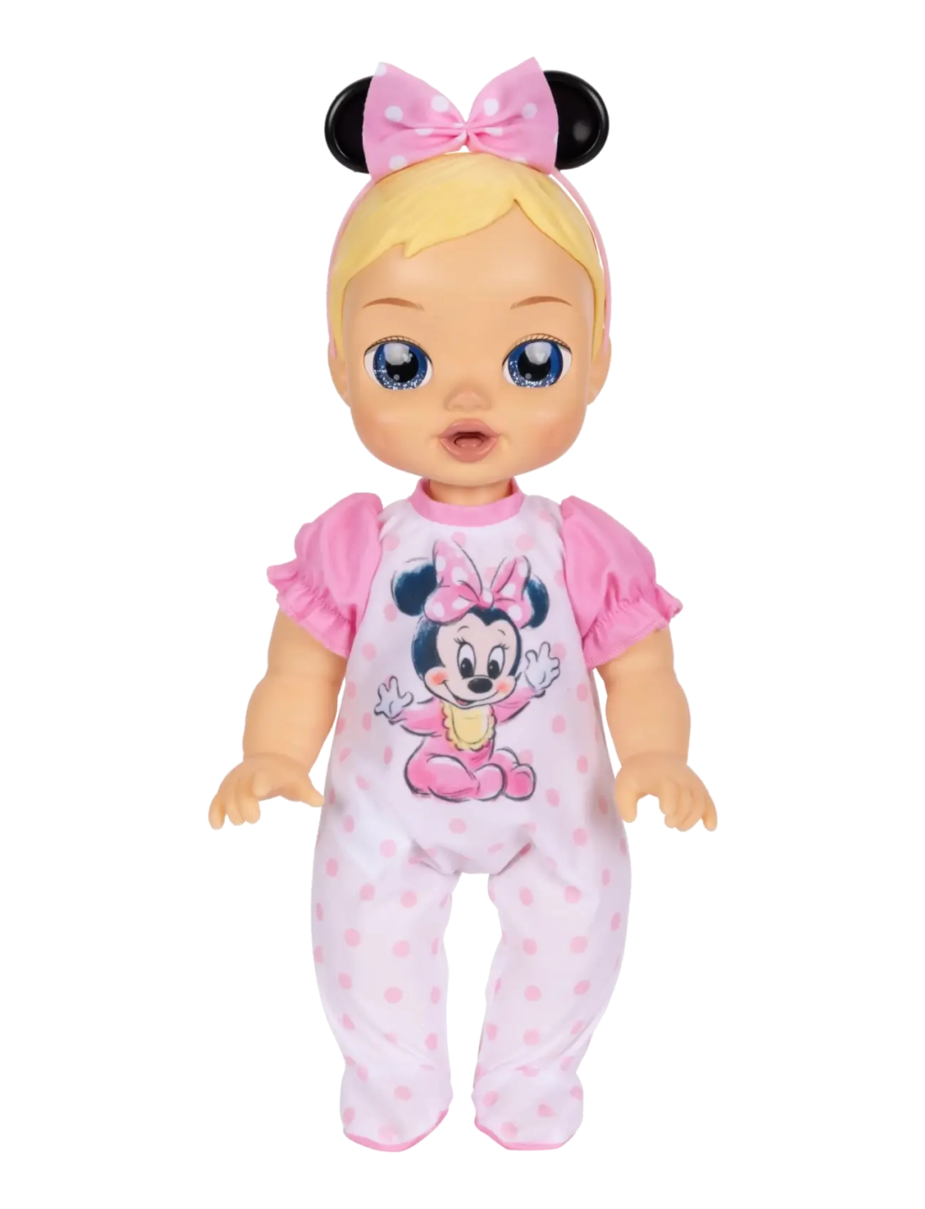 JAKKS Disney Darlings - Deluxe Feature Doll : Minnie Caucasian (Blonde molded hair, blue-eyed) - Über 50€ - MULTICOLOURED / pink/rose