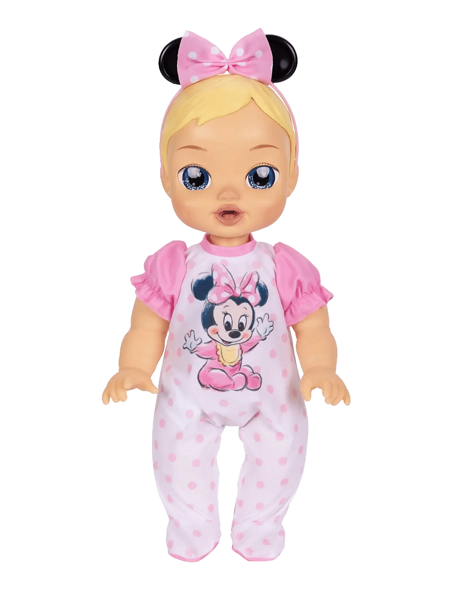 JAKKS - Disney Darlings - Deluxe Feature Doll : Minnie Caucasian (Blonde molded hair, blue-eyed) - puppen - multicoloured - 1