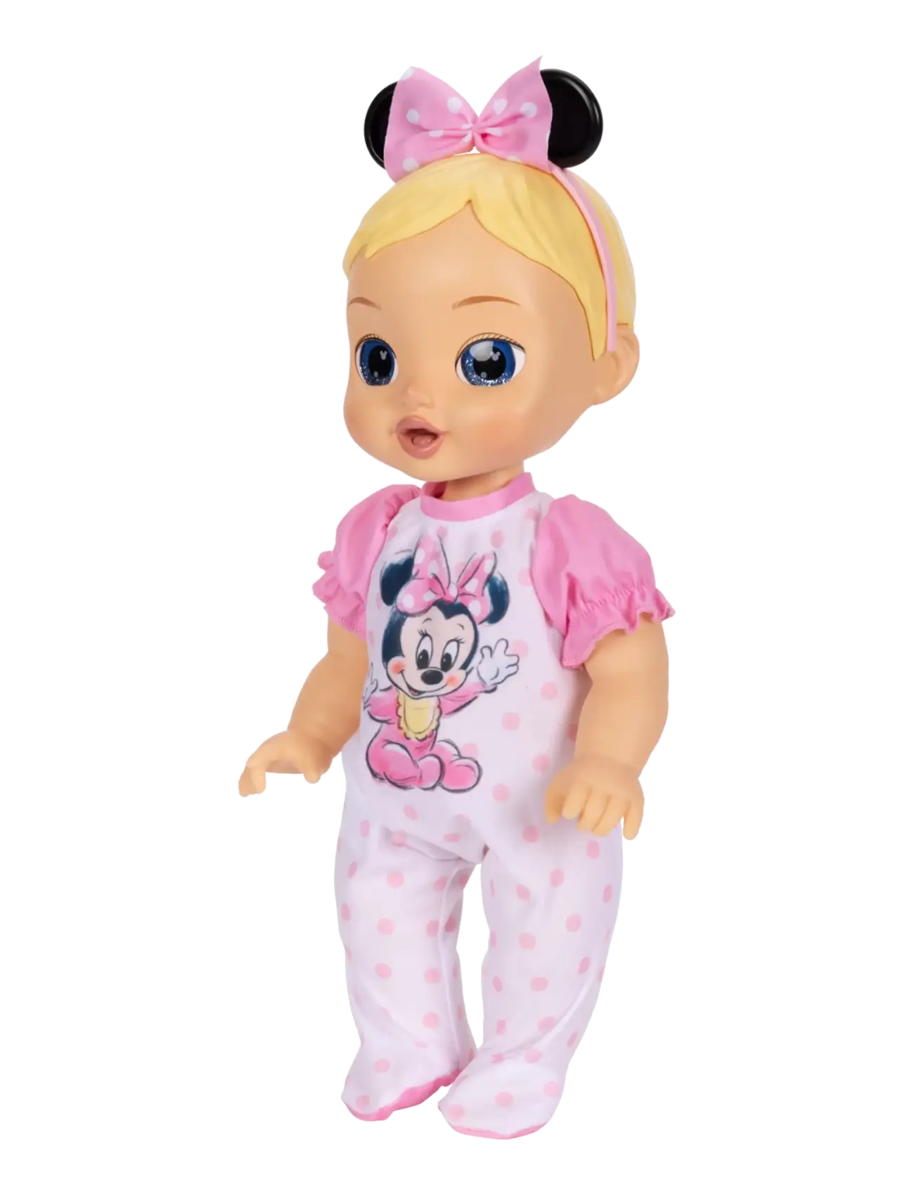 JAKKS - Disney Darlings - Deluxe Feature Doll : Minnie Caucasian (Blonde molded hair, blue-eyed) - puppen - multicoloured - 2
