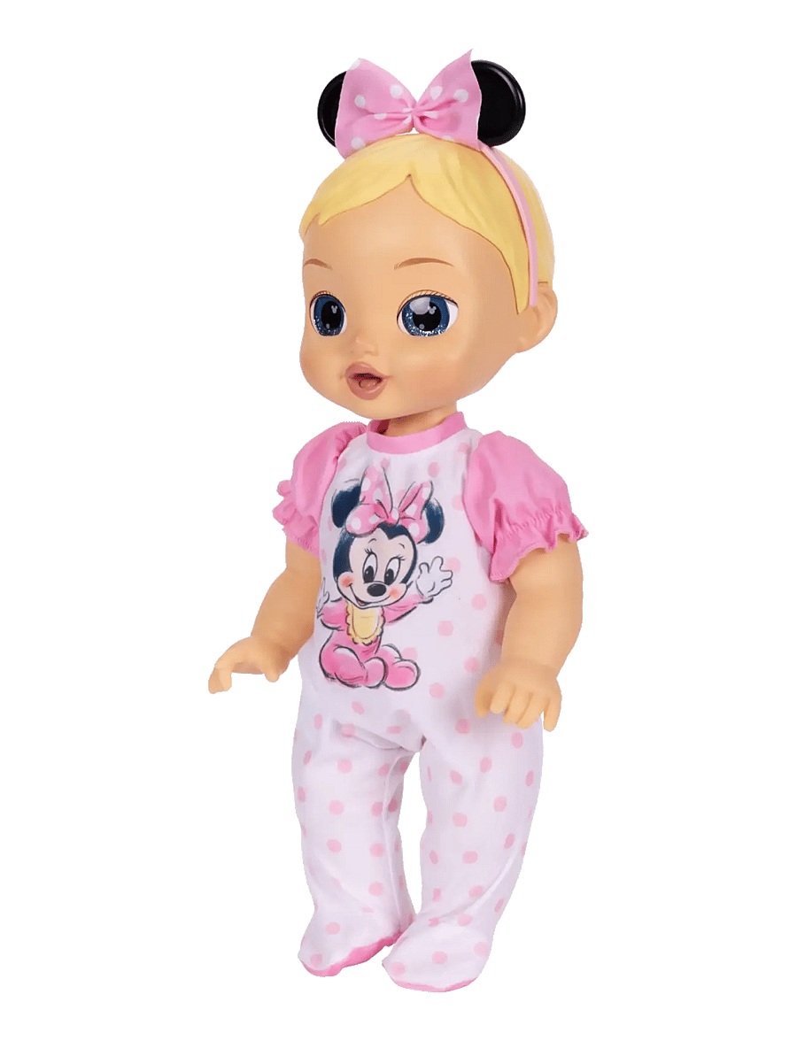 JAKKS - Disney Darlings - Deluxe Feature Doll : Minnie Caucasian (Blonde molded hair, blue-eyed) - puppen - multicoloured - 2