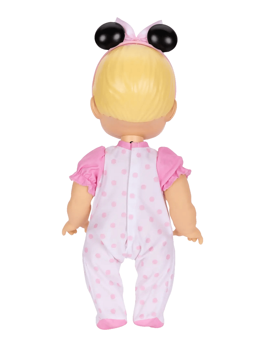 JAKKS - Disney Darlings - Deluxe Feature Doll : Minnie Caucasian (Blonde molded hair, blue-eyed) - puppen - multicoloured - 4