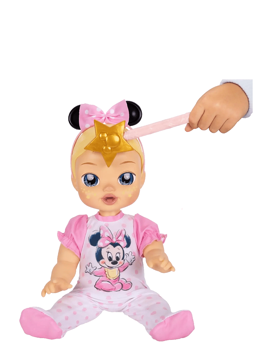 JAKKS - Disney Darlings - Deluxe Feature Doll : Minnie Caucasian (Blonde molded hair, blue-eyed) - puppen - multicoloured - 5