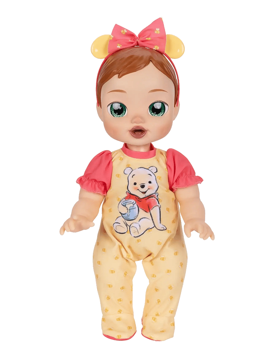 JAKKS - Disney Darlings - Deluxe Feature Doll : Pooh Caucasian (Auburn molded hair, green-eyed) - puppen - multicoloured - 0