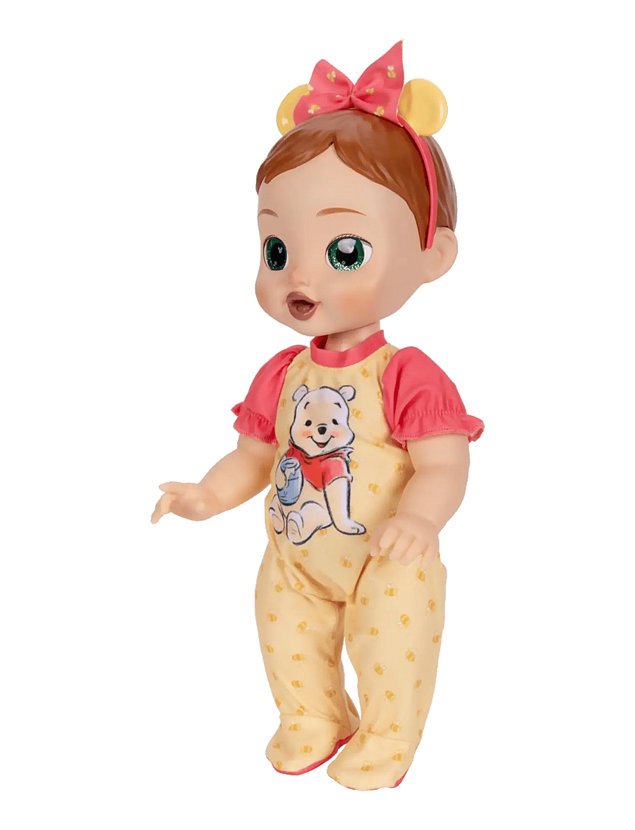 JAKKS - Disney Darlings - Deluxe Feature Doll : Pooh Caucasian (Auburn molded hair, green-eyed) - puppen - multicoloured - 1