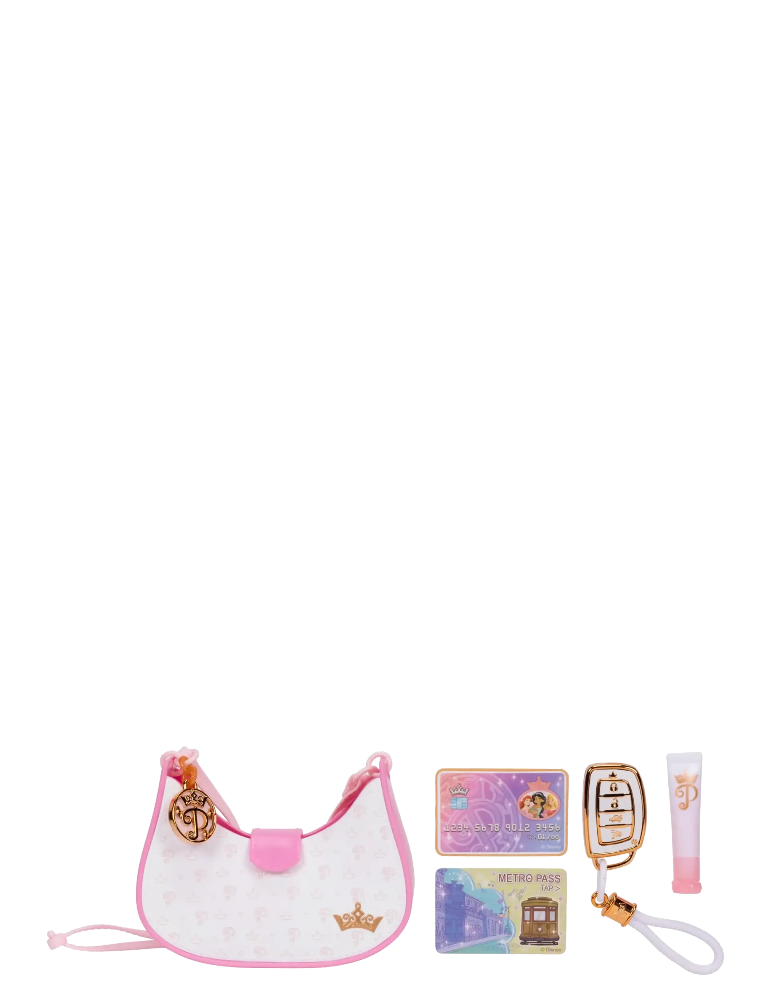JAKKS Disney Princess Style Collection Trendsetter shoulder purse (no glasses) - Kostüümide aksessuaarid - MULTICOLOURED / multi