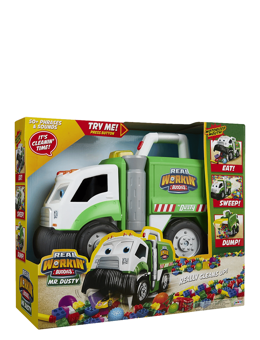 JAKKS - Real Working Buddies - Dusty - müllautos - multicoloured - 5