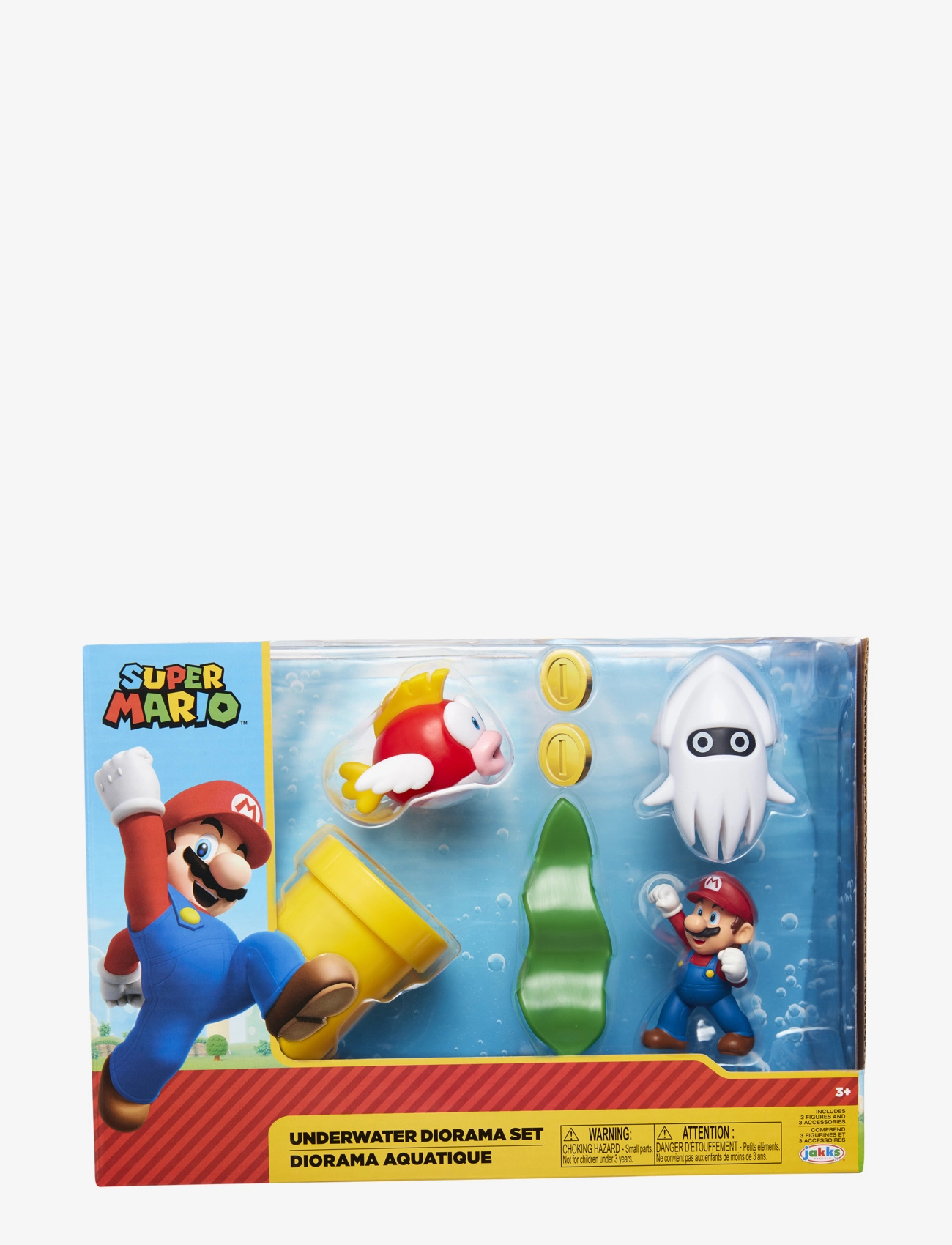 Super Mario - Nintendo Super Mario 6cm Underwater Diorama - leksakssets & figurer - multi coloured - 5