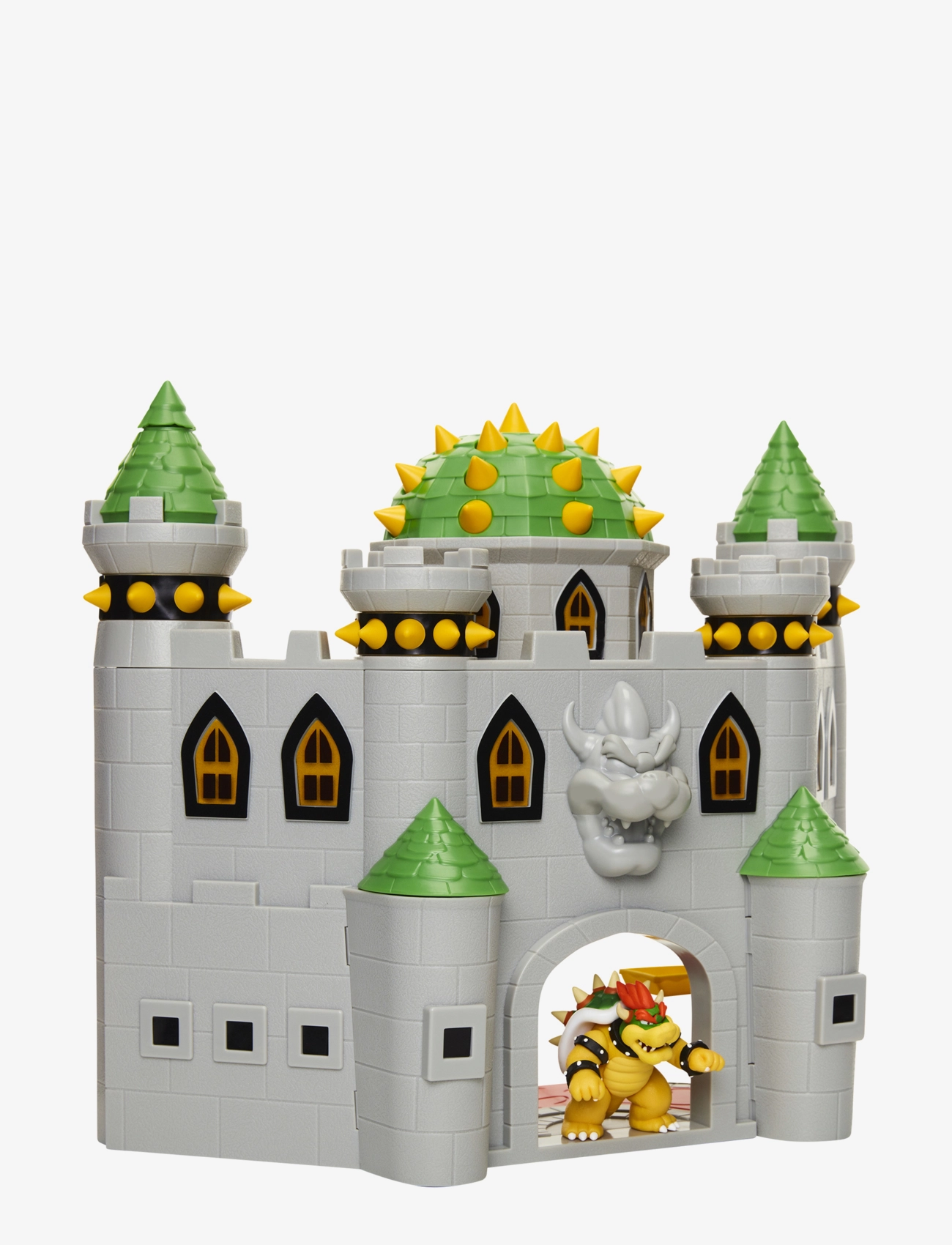 Super Mario - Nintendo Super Mario 6cm Bowser Castle Playset - kangelaskujukesed - grey - 0