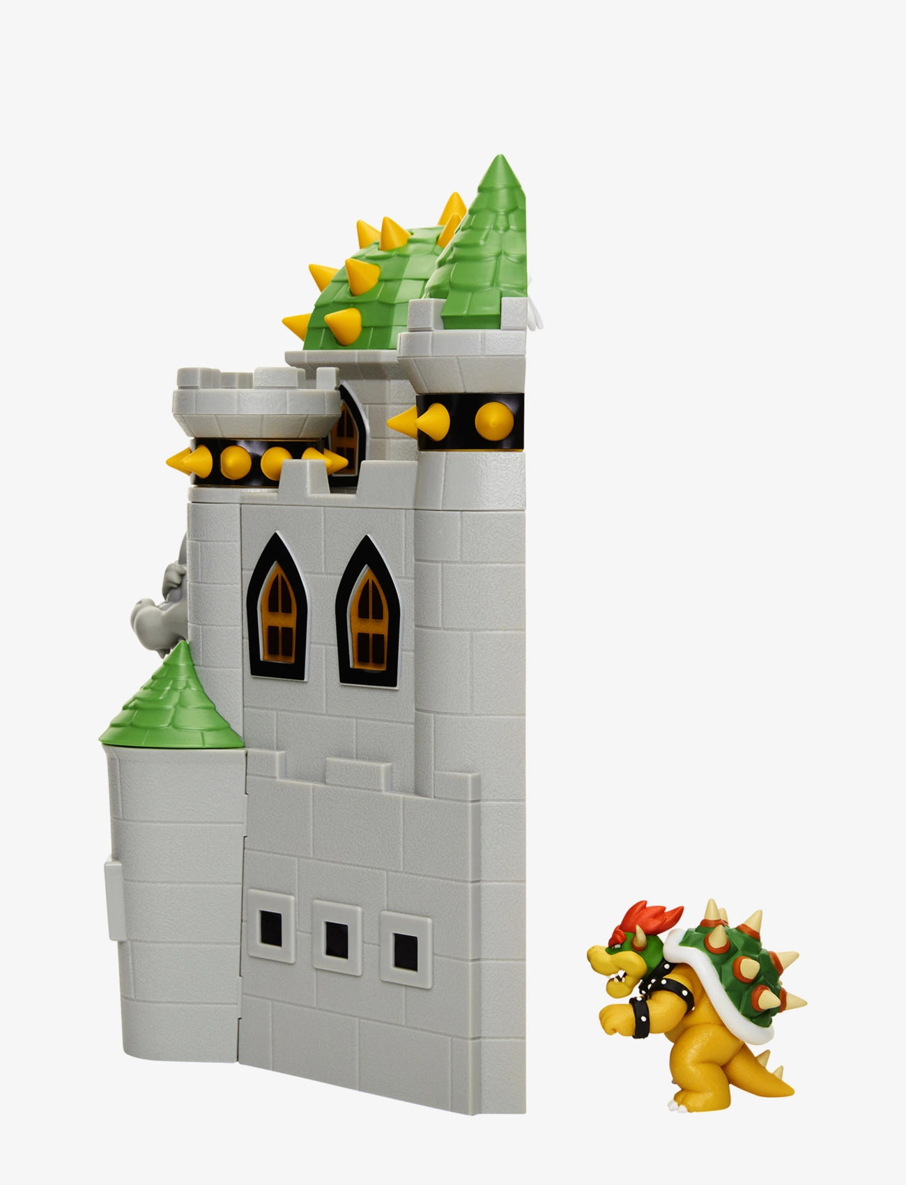 Super Mario - Nintendo Super Mario 6cm Bowser Castle Playset - kangelaskujukesed - grey - 1