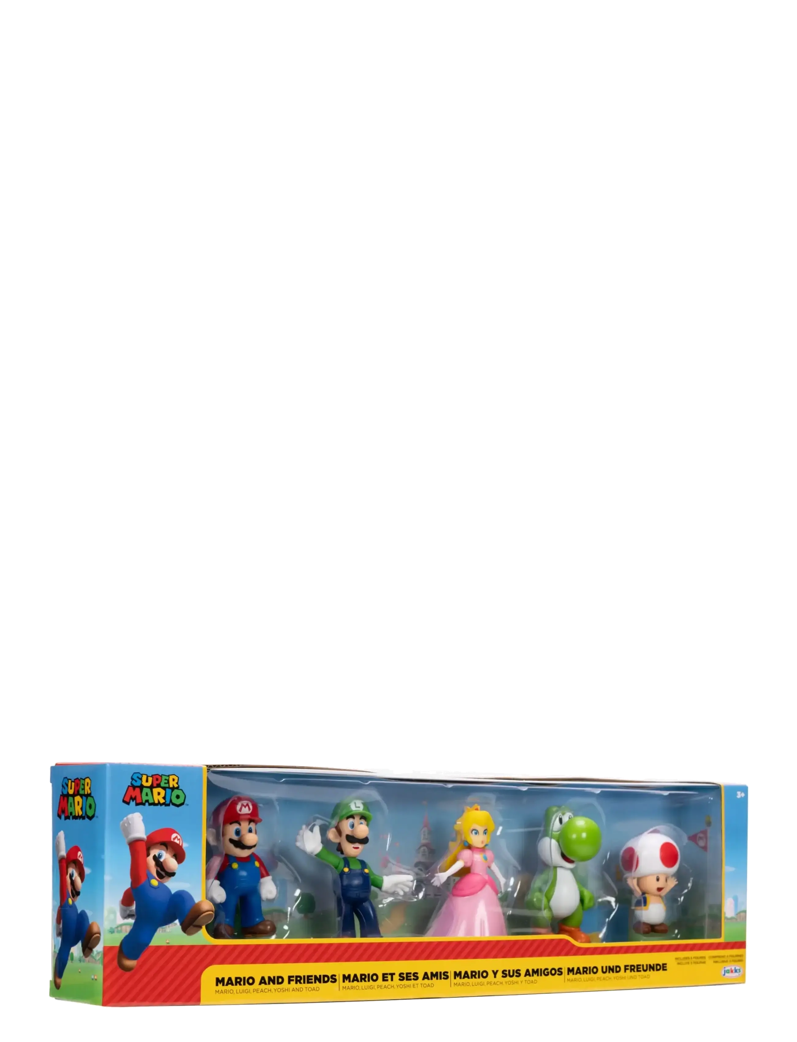 Super Mario Nintendo Mario & Friends- 2,5" Figurine 5-pack - Boxset Exclusive - Mänguasjad - BLUE / blue