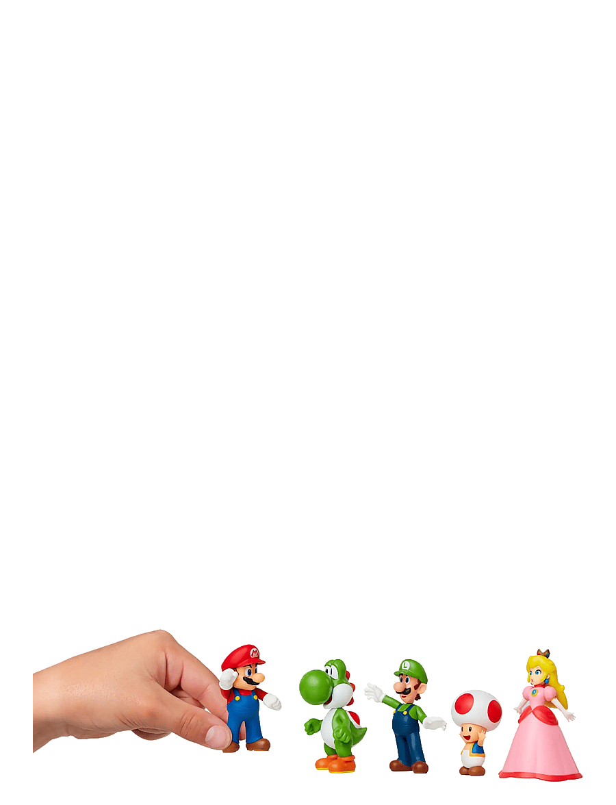 Super Mario - Nintendo Mario & Friends- 2,5" Figurine 5-pack - Boxset Exclusive - action-figuren - blue - 0