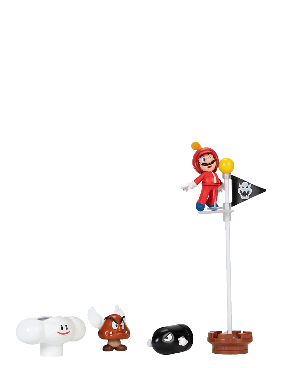 Super Mario - Nintendo Super Mario 2.5" Cloud Diorama Set - action-figuren - multicoloured - 1