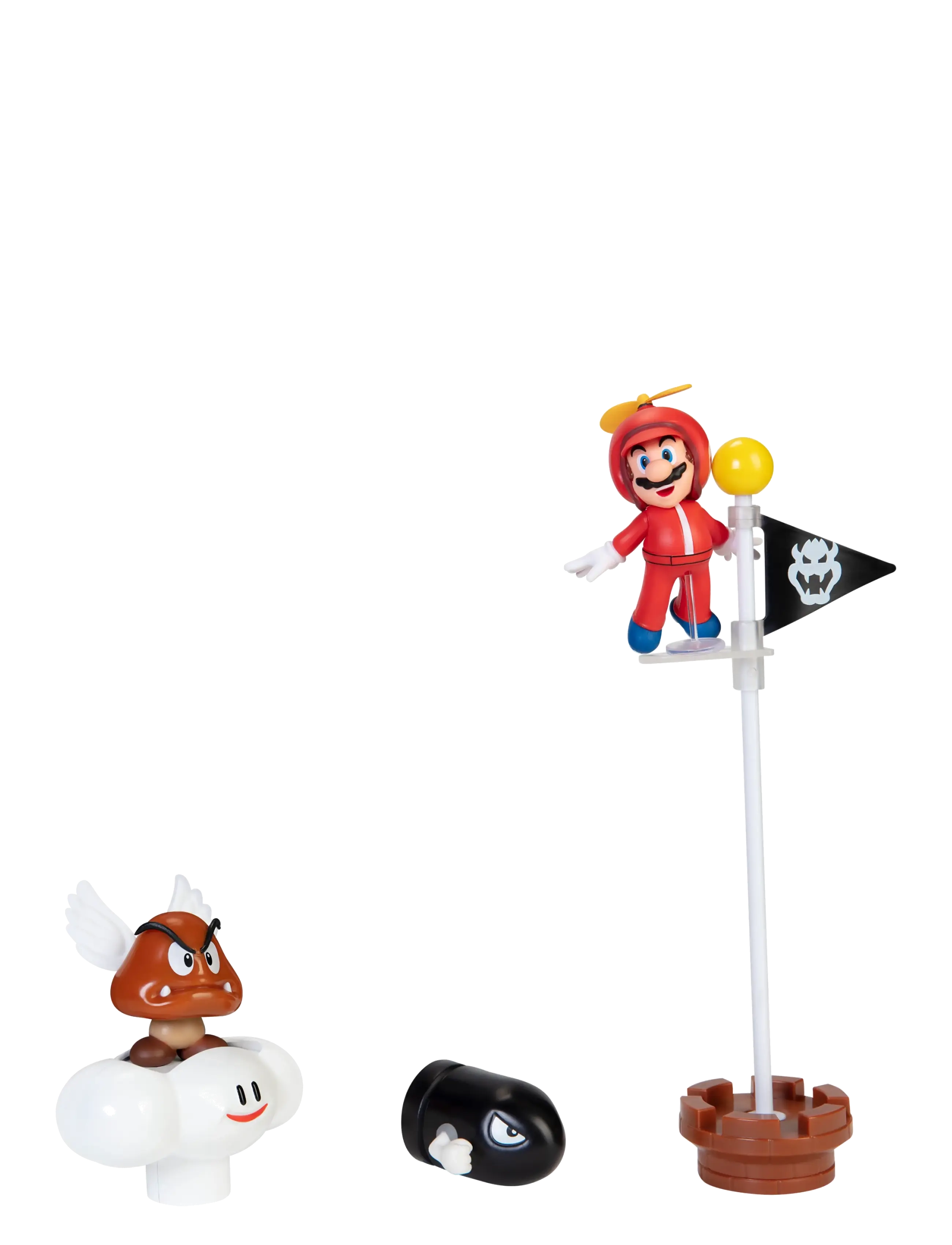Super Mario - Nintendo Super Mario 2.5" Cloud Diorama Set - action-figuren - multicoloured - 4