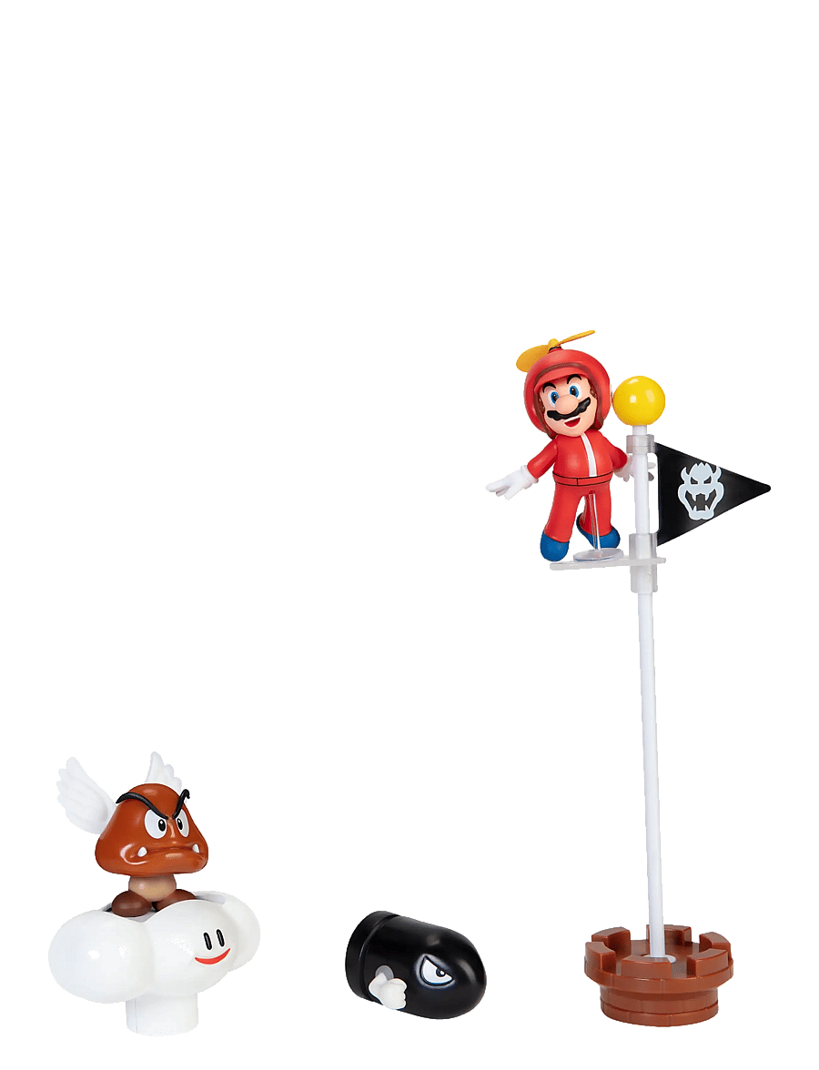 Super Mario - Nintendo Super Mario 2.5" Cloud Diorama Set - action-figuren - multicoloured - 4