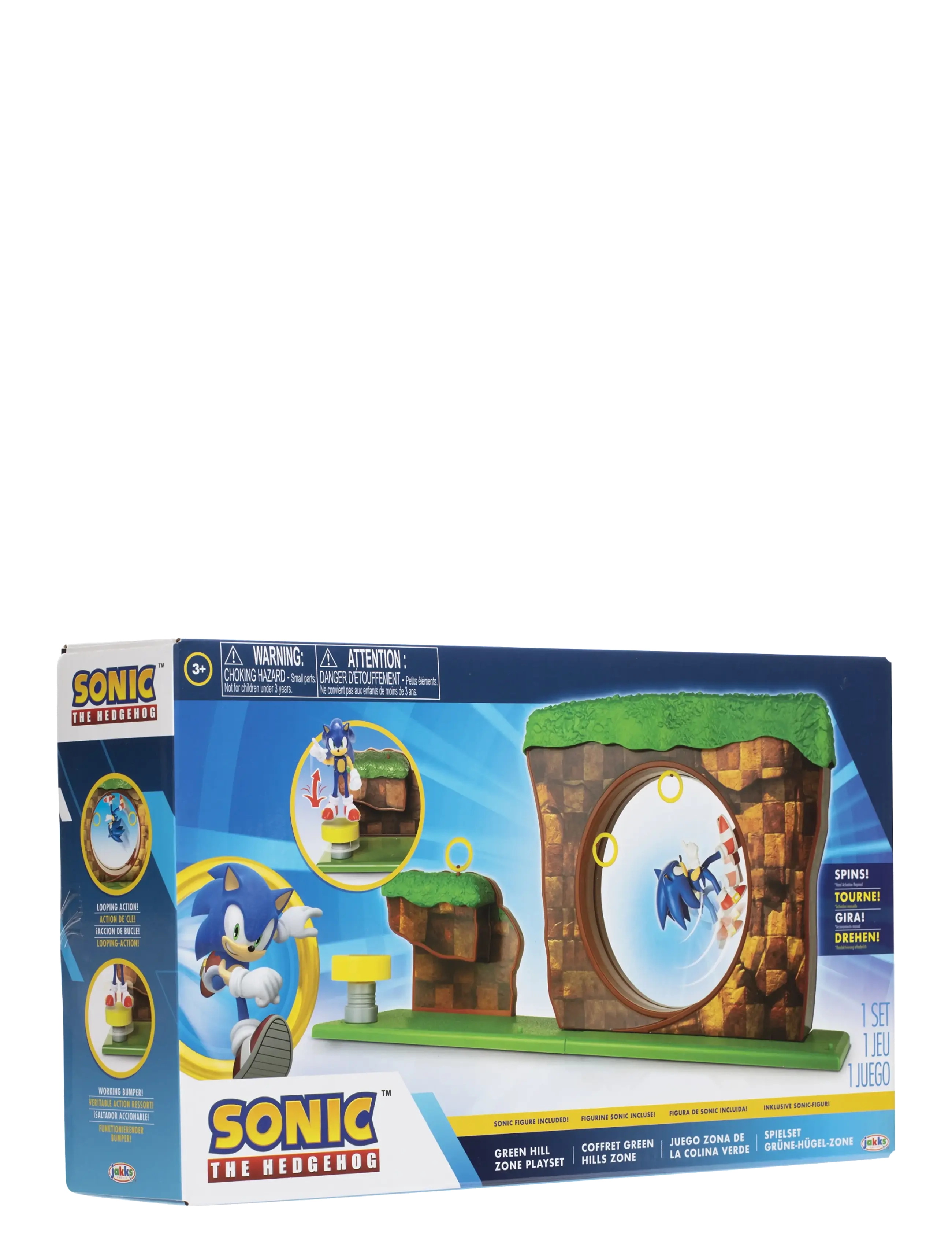 JAKKS - Sonic - Green Hill Zone Playset - spiel-sets - multicoloured - 1