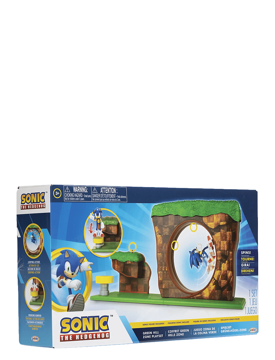 Sonic - Sonic - Green Hill Zone Playset - lekset - multicoloured - 2