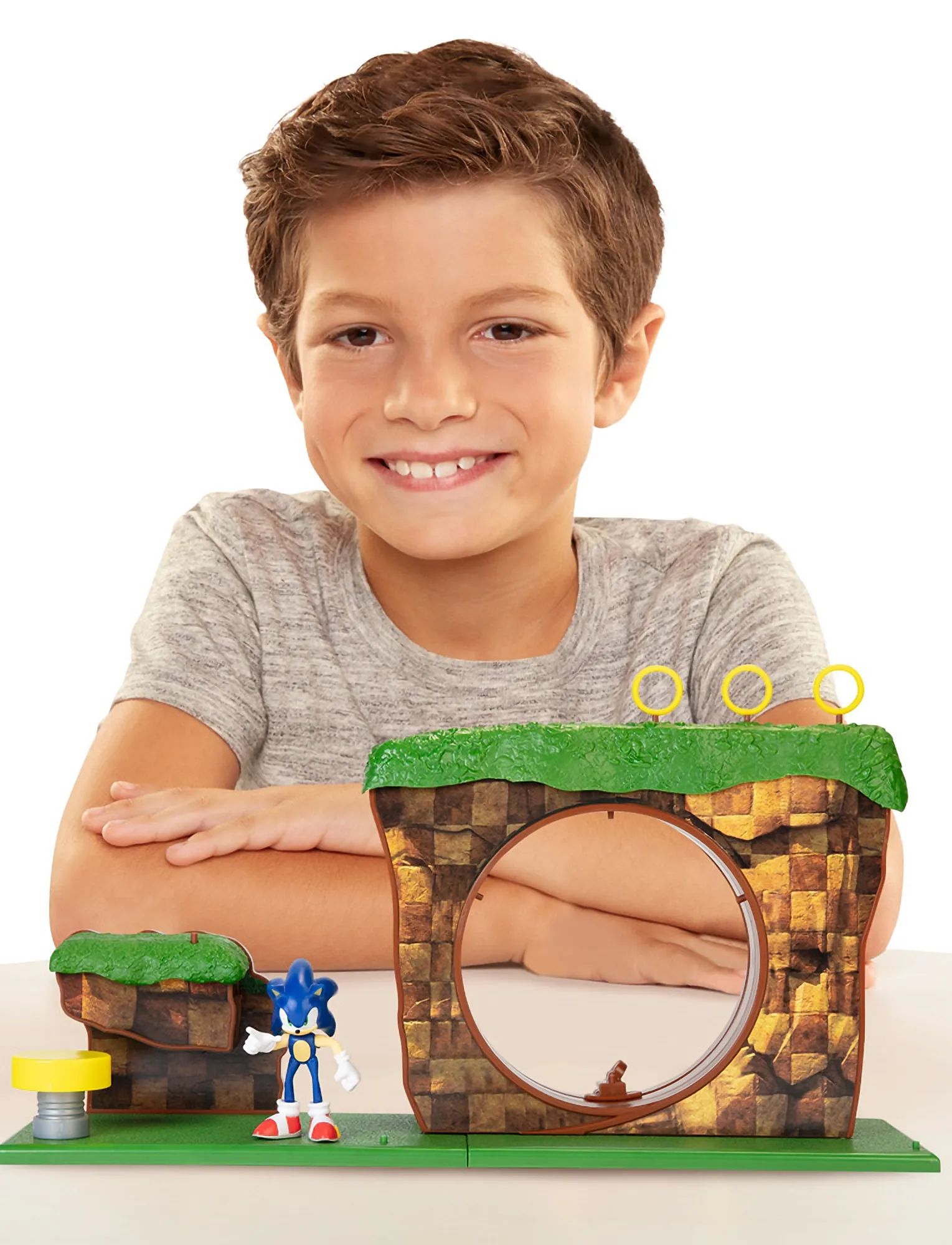 Sonic - Sonic - Green Hill Zone Playset - lekset - multicoloured - 0