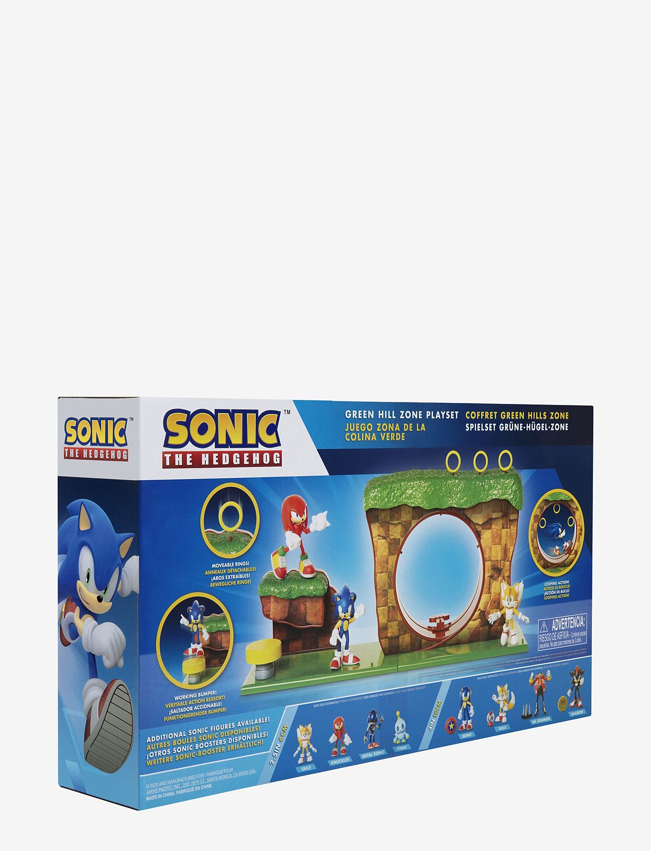 Sonic - Sonic - Green Hill Zone Playset - play sets - multicoloured - 3