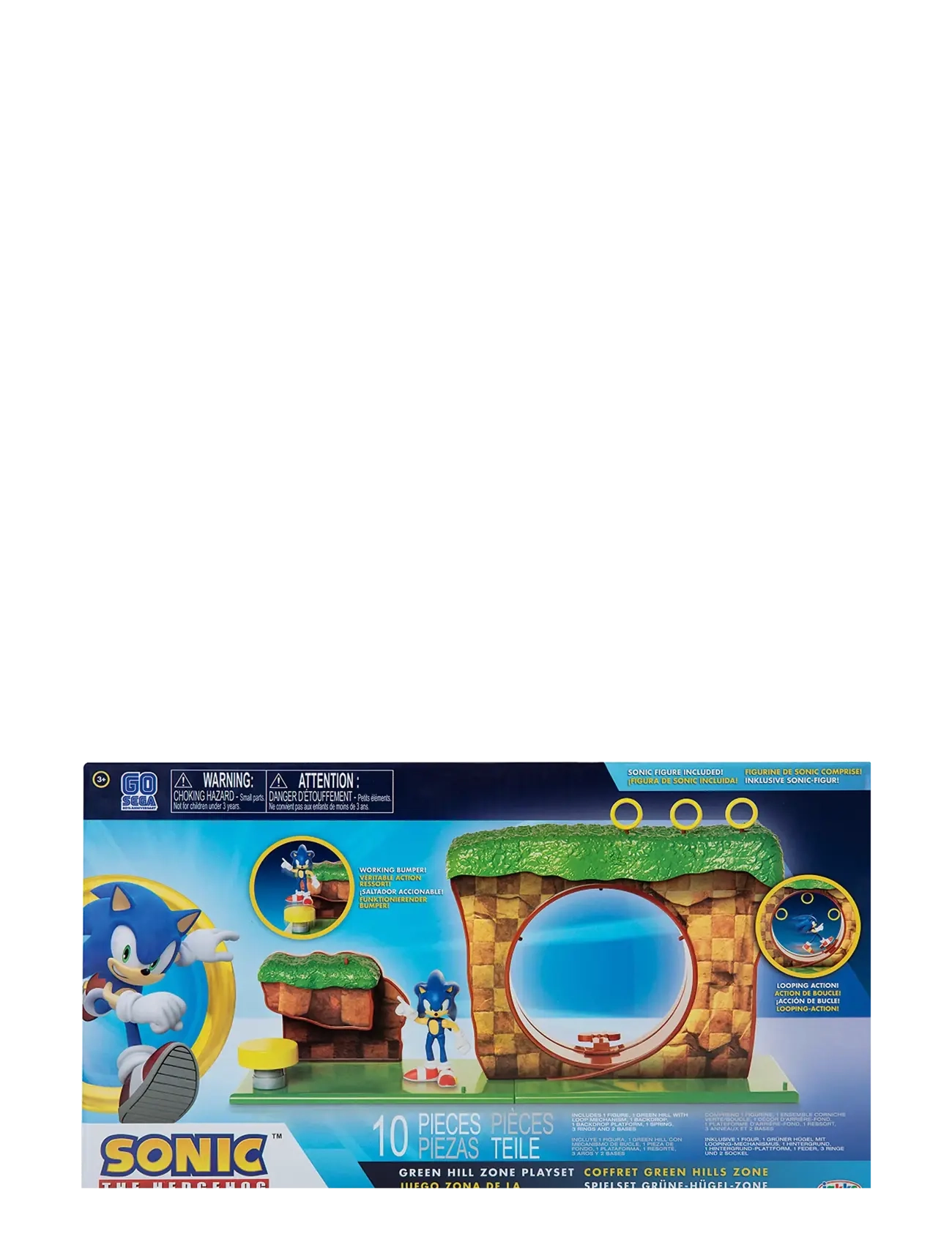 JAKKS - Sonic - Green Hill Zone Playset - spiel-sets - multicoloured - 4