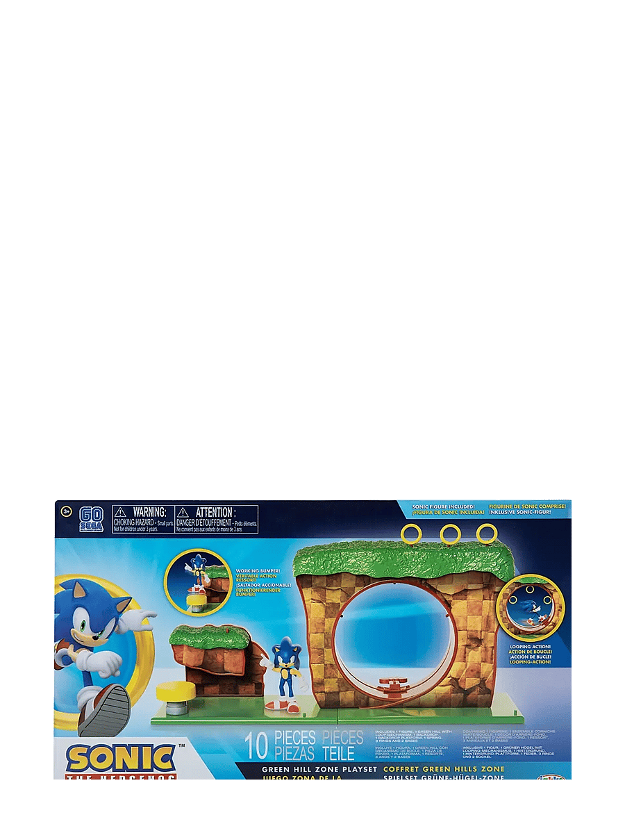 Sonic - Sonic - Green Hill Zone Playset - lekset - multicoloured - 5