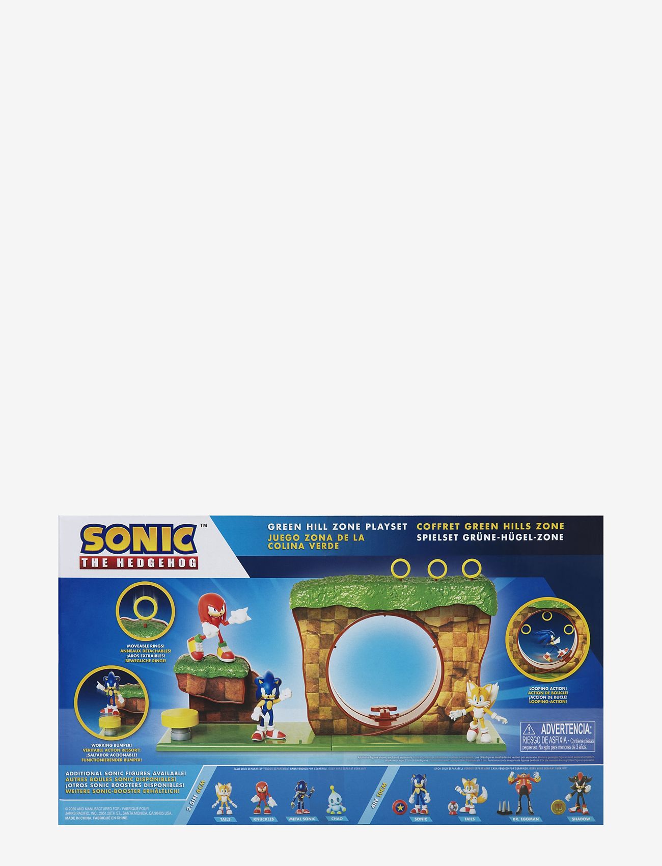 Sonic - Sonic - Green Hill Zone Playset - play sets - multicoloured - 4