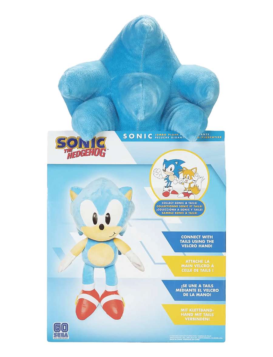 Sonic - Sonic - Jumbo Plush Sonic - plüschspielzeug - multicoloured - 5