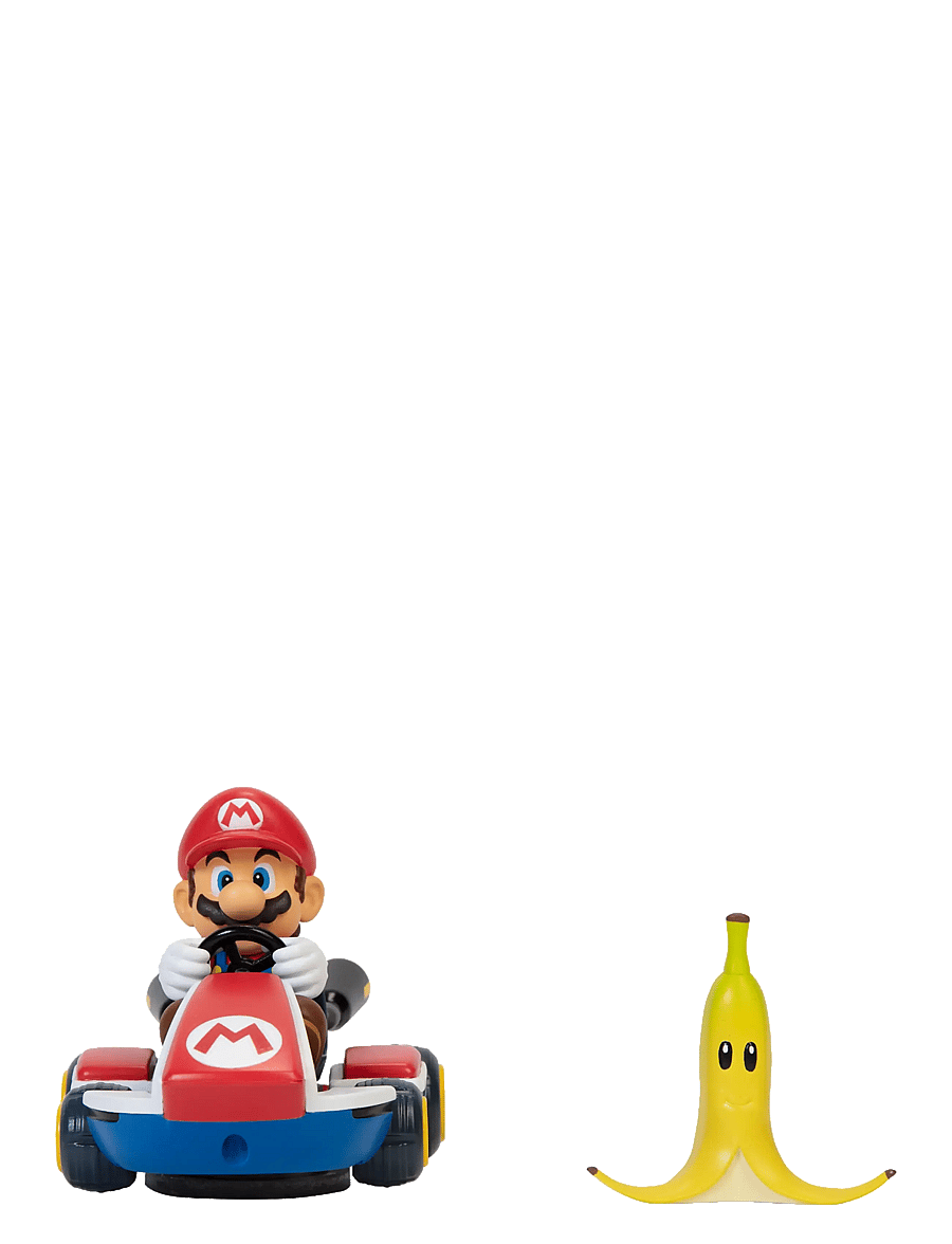 Super Mario - Nintendo 2.5" Spin Out Mario Kart - Mario - actionfigurer - blue - 3