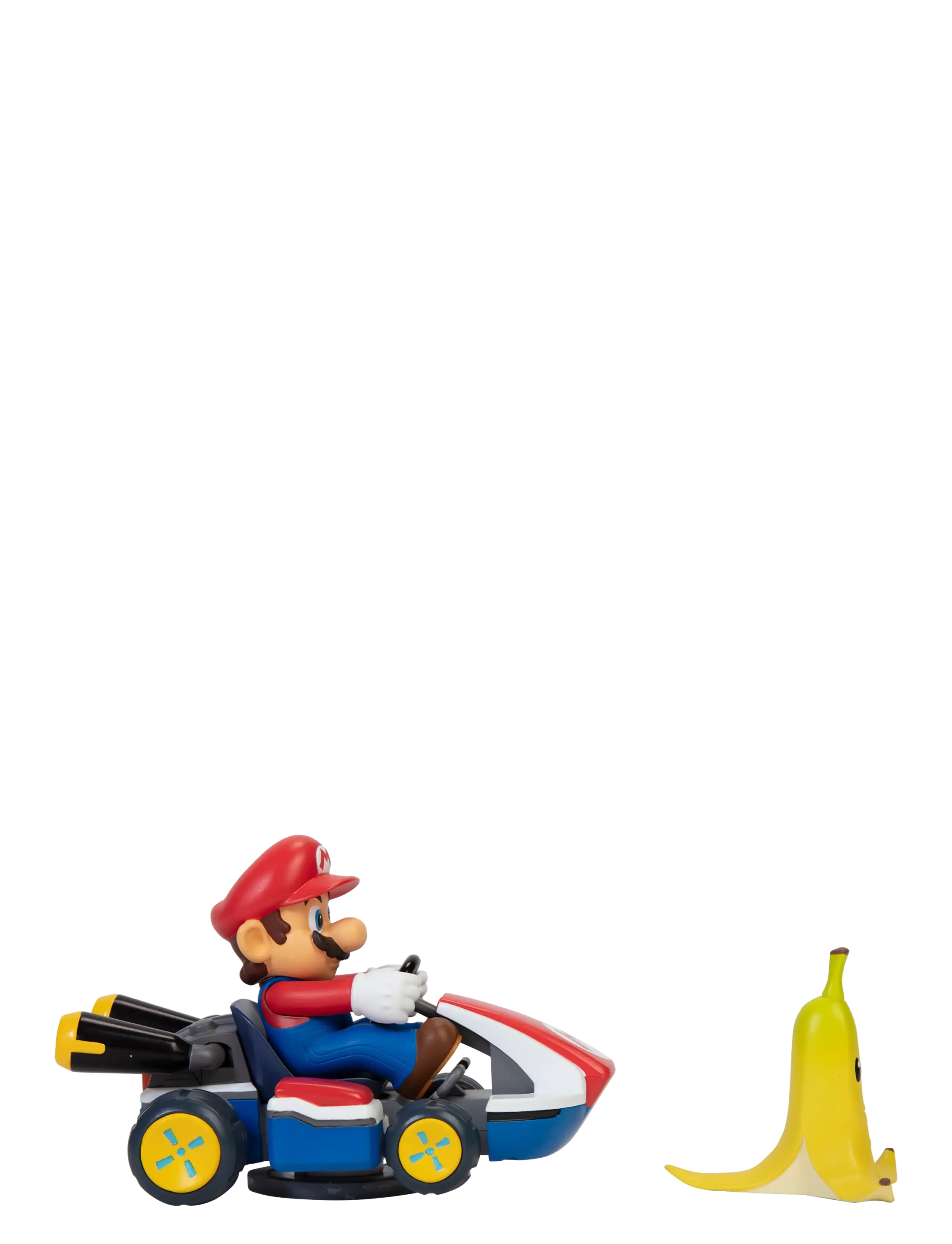 Super Mario - Nintendo 2.5" Spin Out Mario Kart - Mario - actionfigurer - blue - 4
