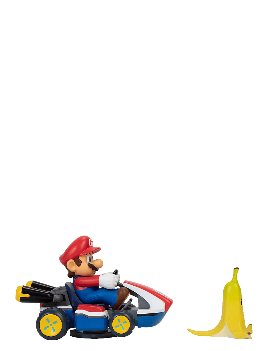 Super Mario - Nintendo 2.5" Spin Out Mario Kart - Mario - actionfigurer - blue - 4