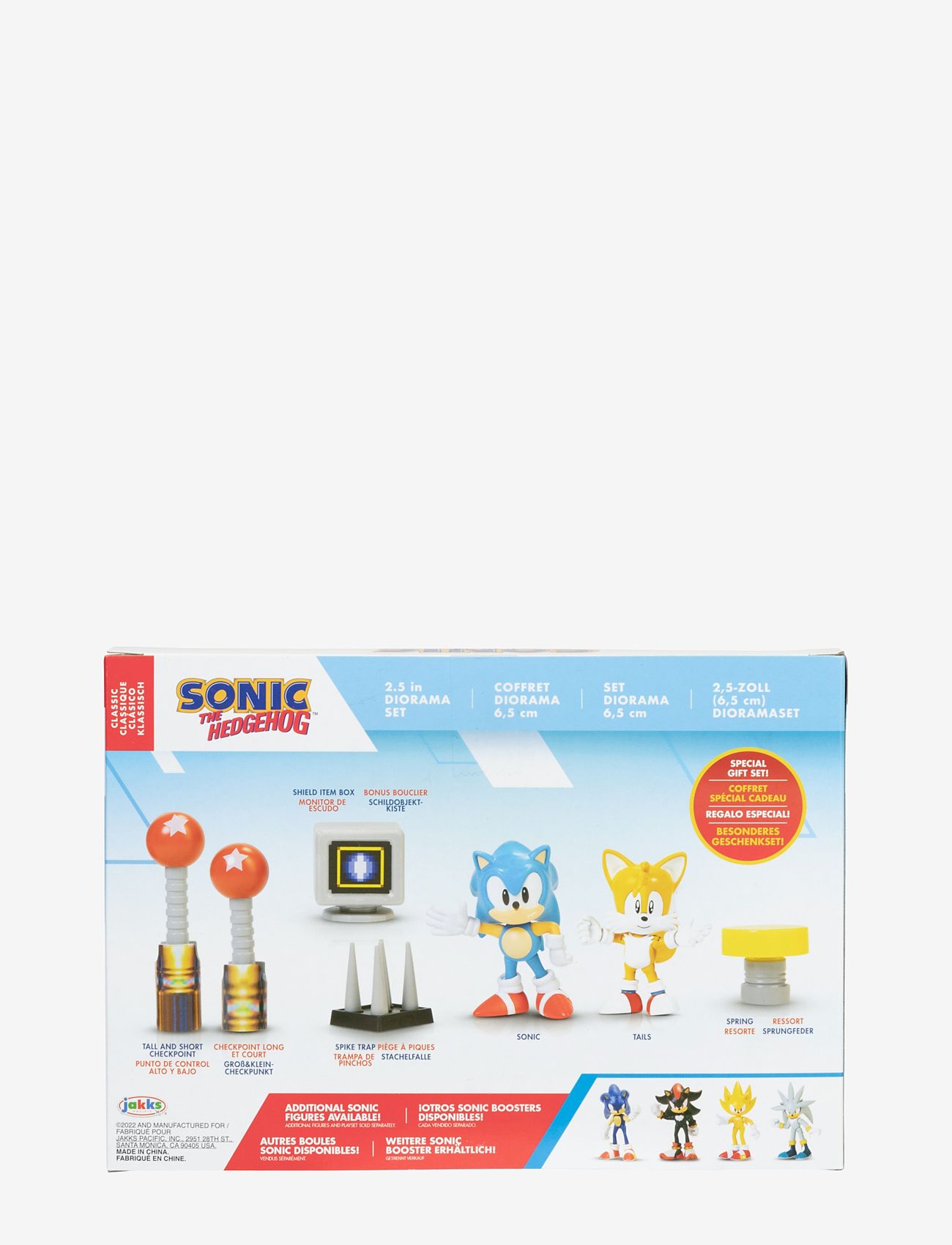 Sonic - Sonic 6cm Figure Diorama Set - action figures - multi coloured - 3