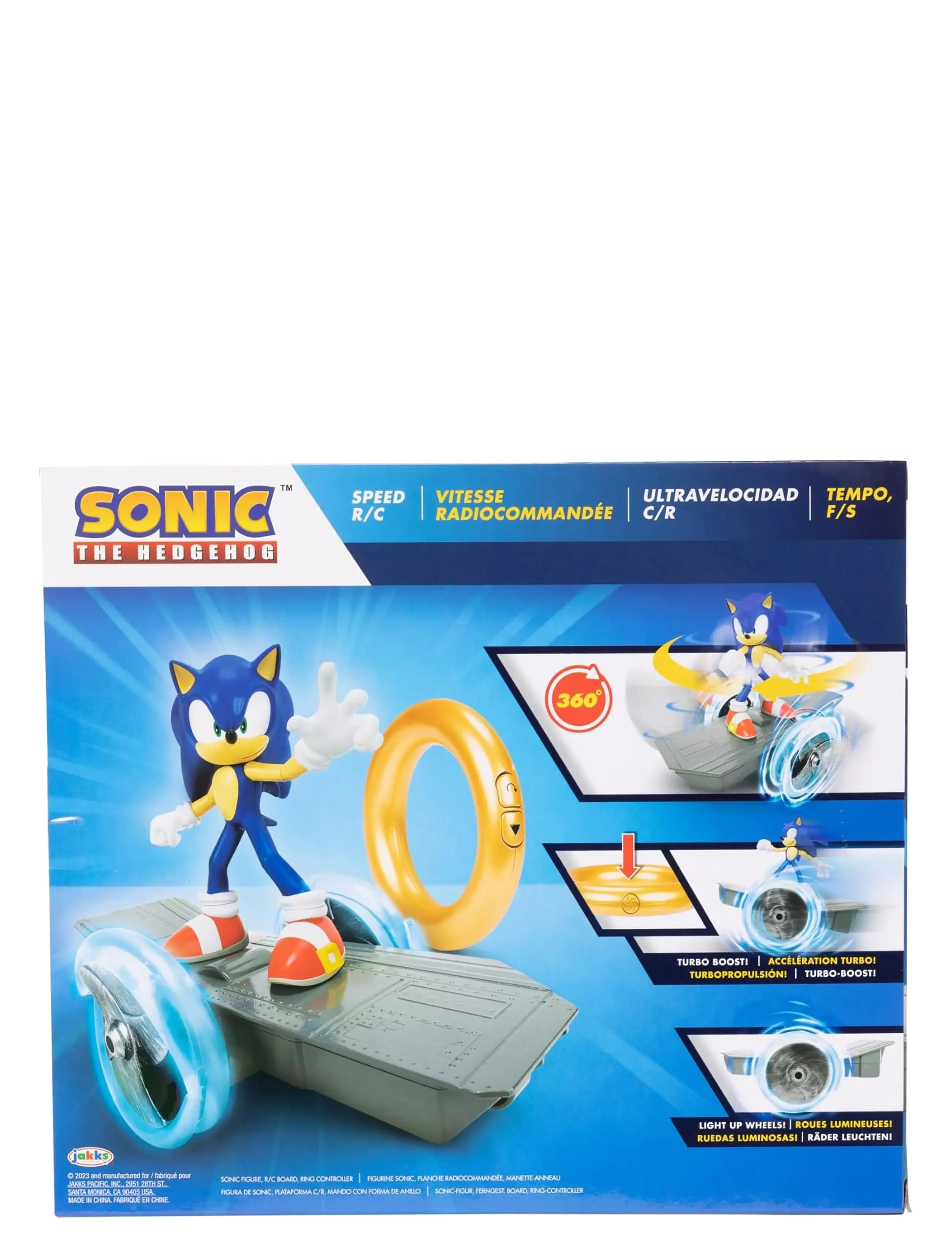 JAKKS - Sonic - Sonic Skate R/C - geschenke für kinder - multicoloured - 5