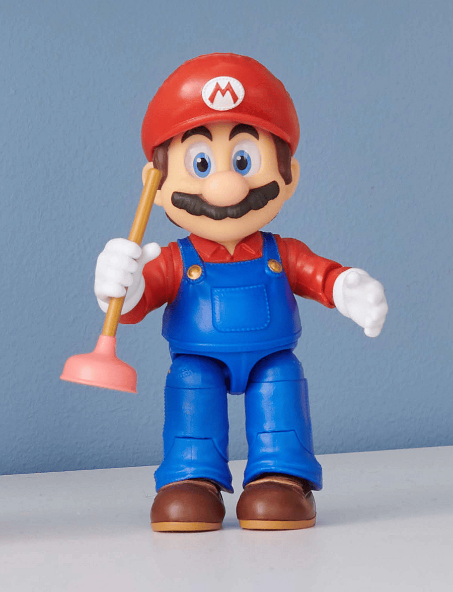 JAKKS - Super Mario Movie 5" Mario Figure wave 1 (13cm.) - blue - 0