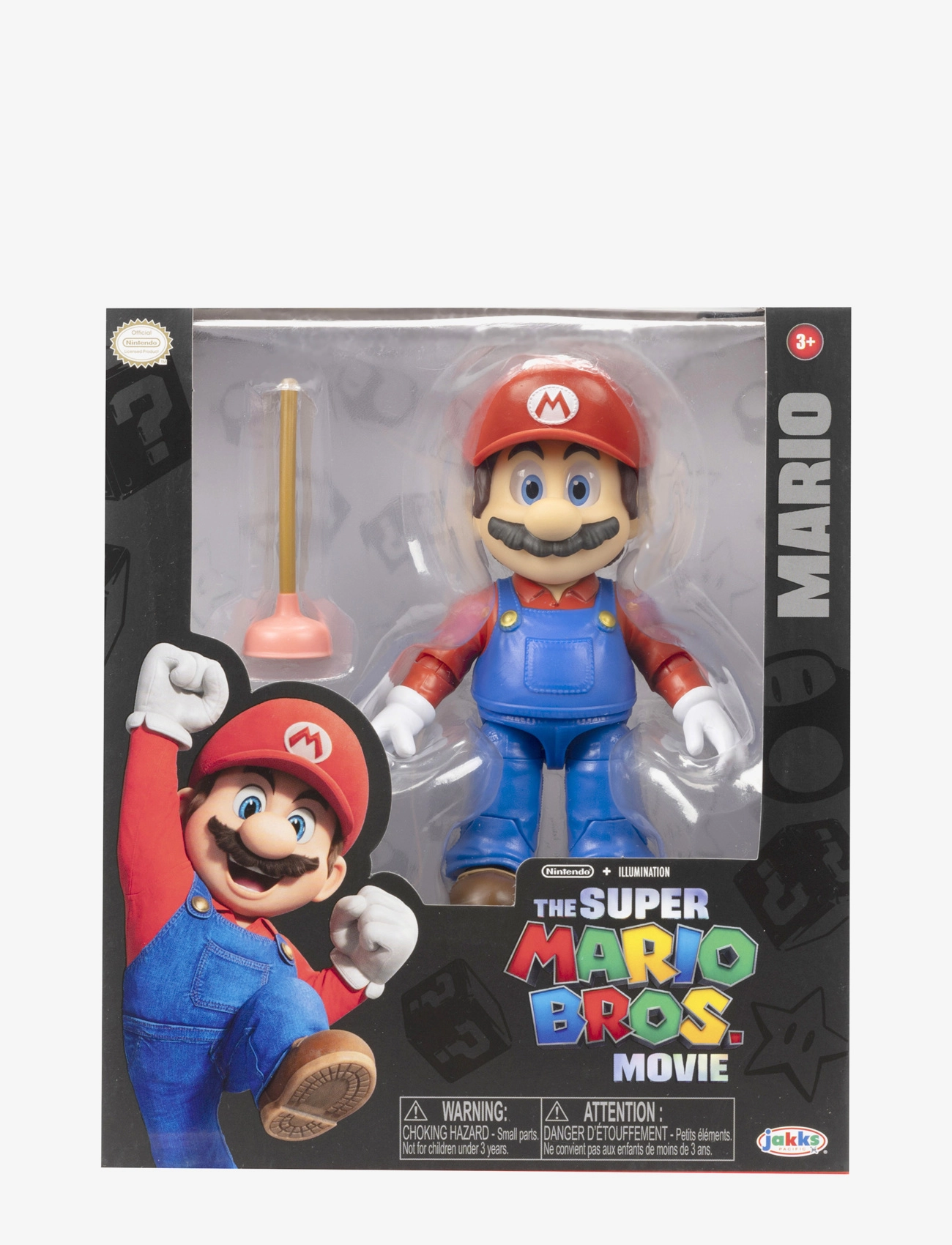 JAKKS - Super Mario Movie 5" Mario Figure wave 1 (13cm.) - blue - 4