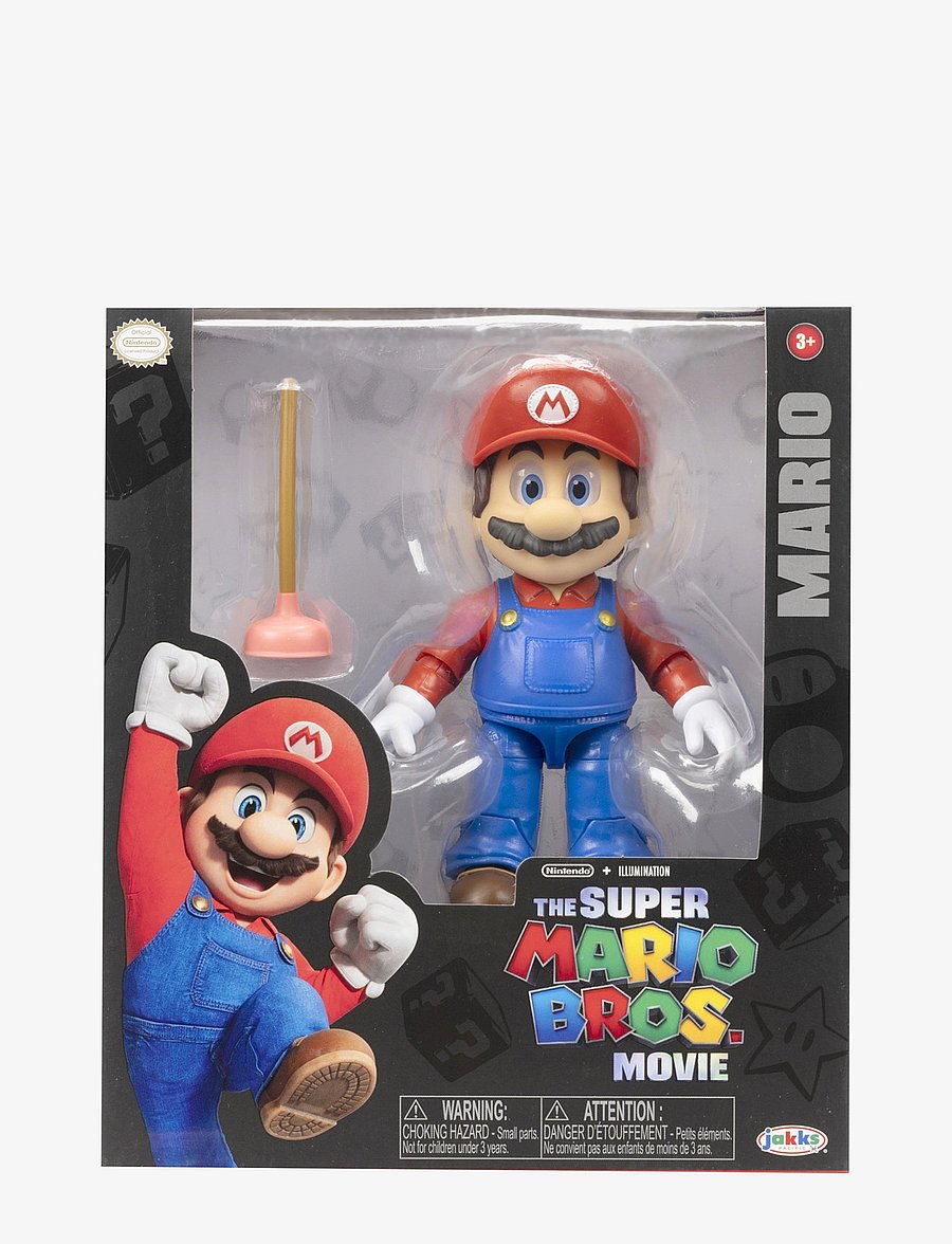 JAKKS - Super Mario Movie 5" Mario Figure wave 1 (13cm.) - blue - 4