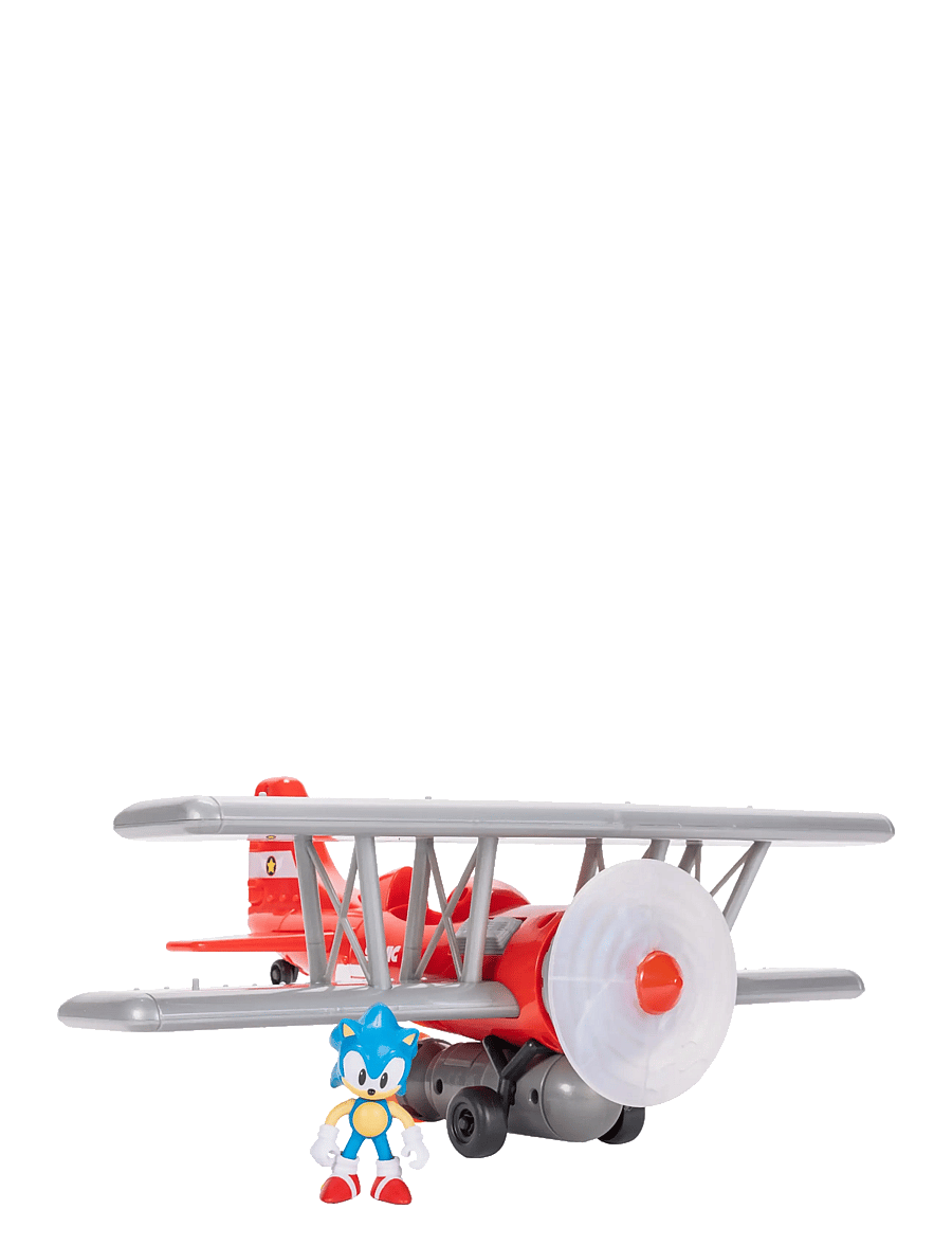 Sonic - Sonic - 2.5" Tornado Biplane with Sonic Figure - flugzeuge - multicoloured - 1