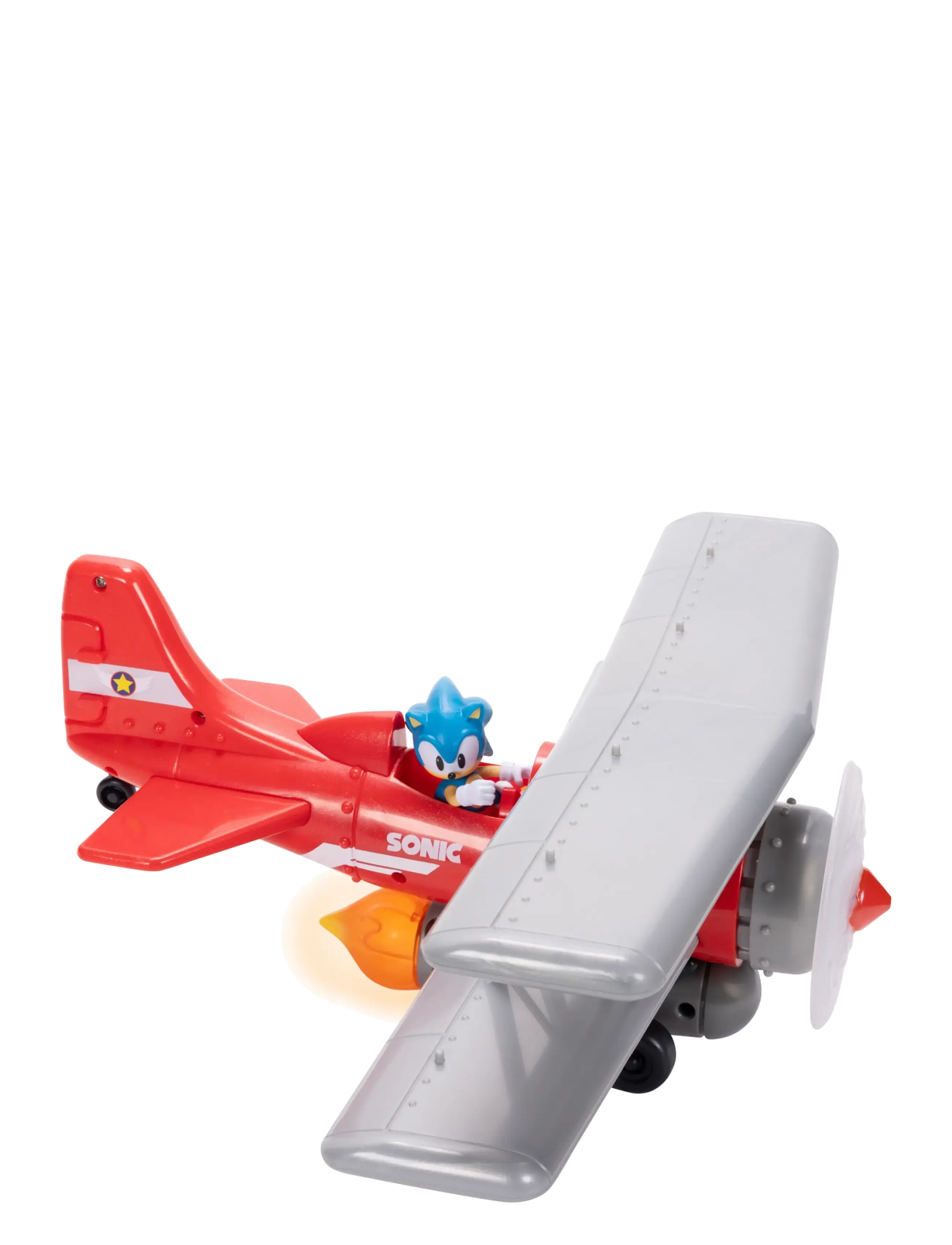 Sonic - Sonic - 2.5" Tornado Biplane with Sonic Figure - flugzeuge - multicoloured - 2