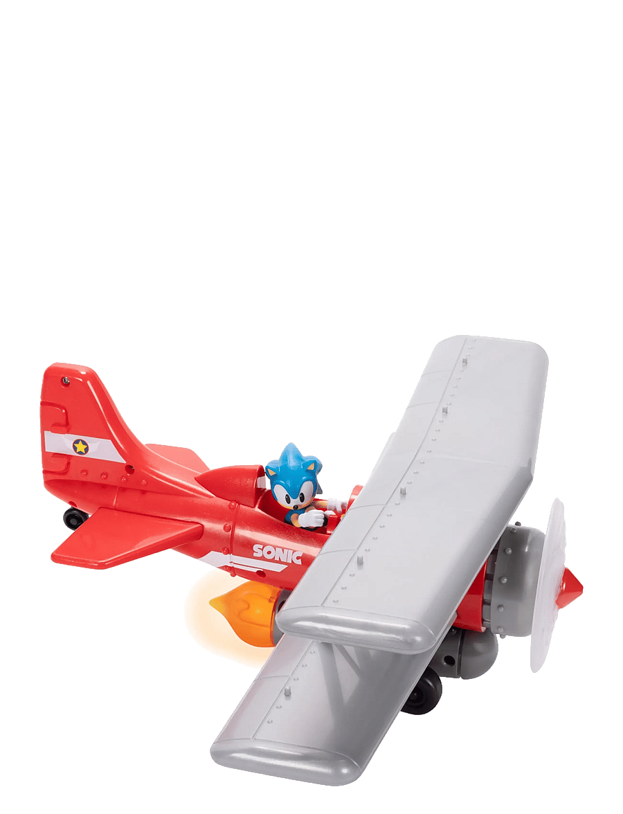 Sonic - Sonic - 2.5" Tornado Biplane with Sonic Figure - flugzeuge - multicoloured - 2