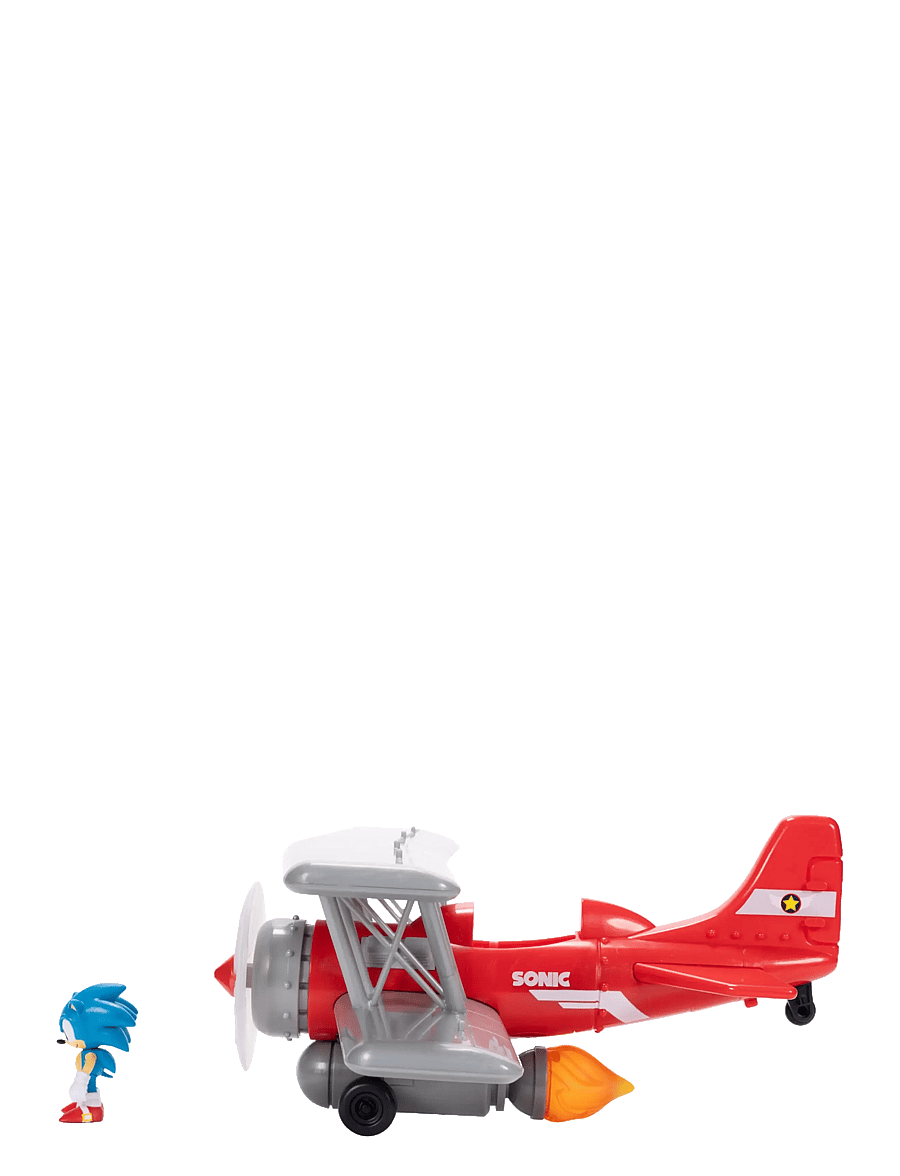 Sonic - Sonic - 2.5" Tornado Biplane with Sonic Figure - flugzeuge - multicoloured - 3