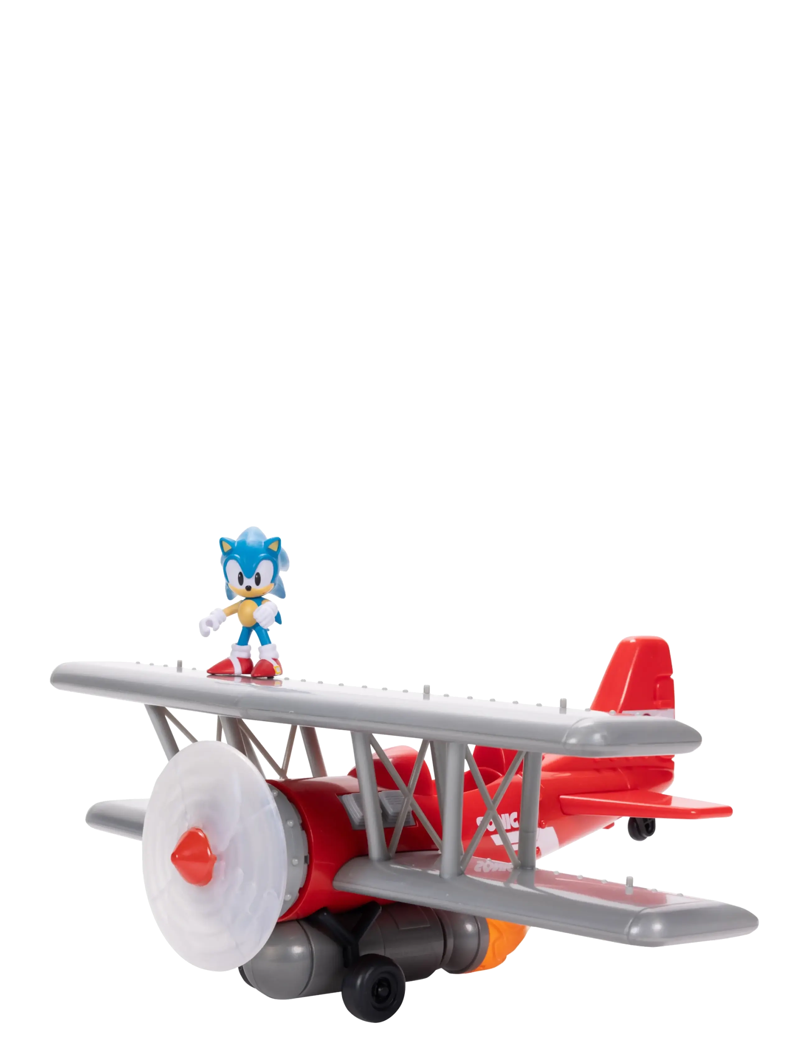 Sonic - Sonic - 2.5" Tornado Biplane with Sonic Figure - flugzeuge - multicoloured - 4