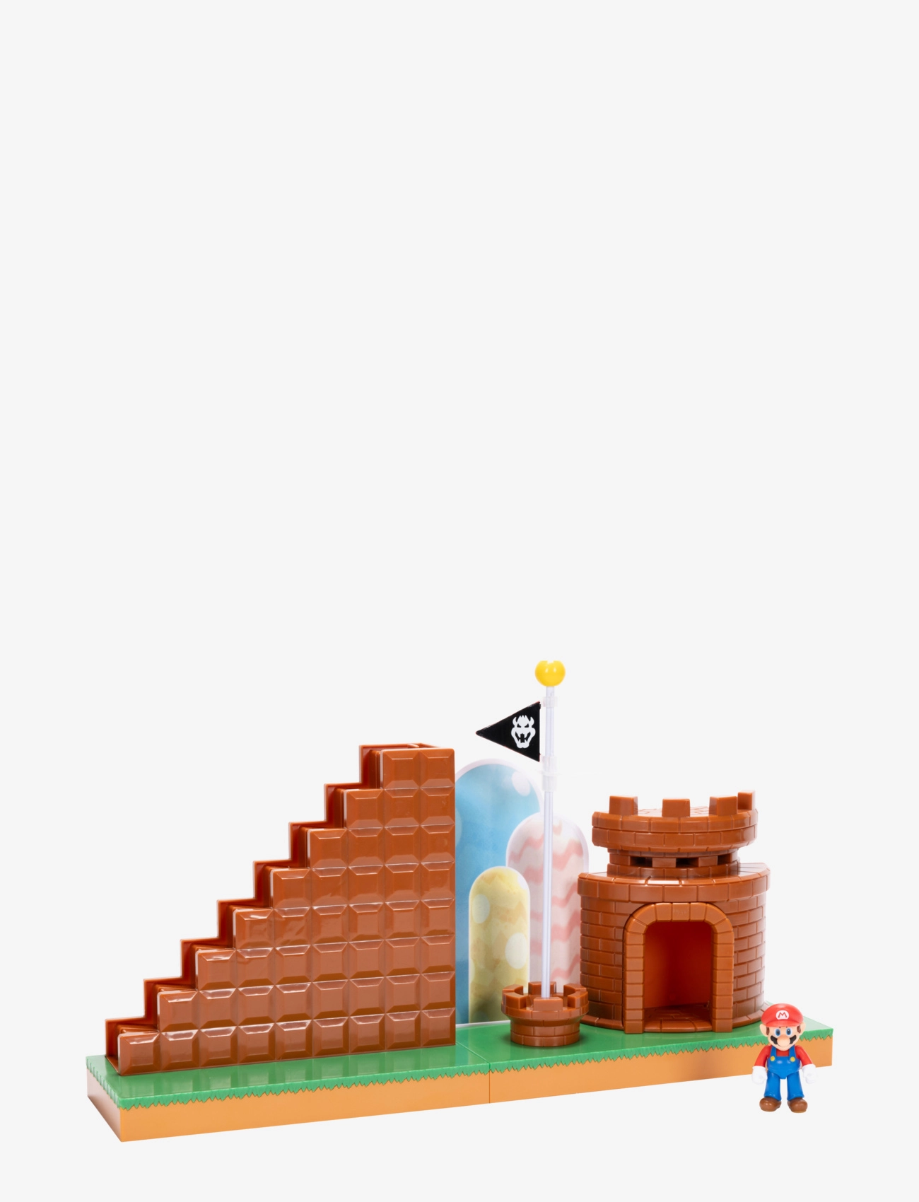 Super Mario Nintendo Super Mario 2.5" Level End Playset, One Size, Multi/patterned, Legesæt Og Actionfigurer > Actionfigurer, Børn