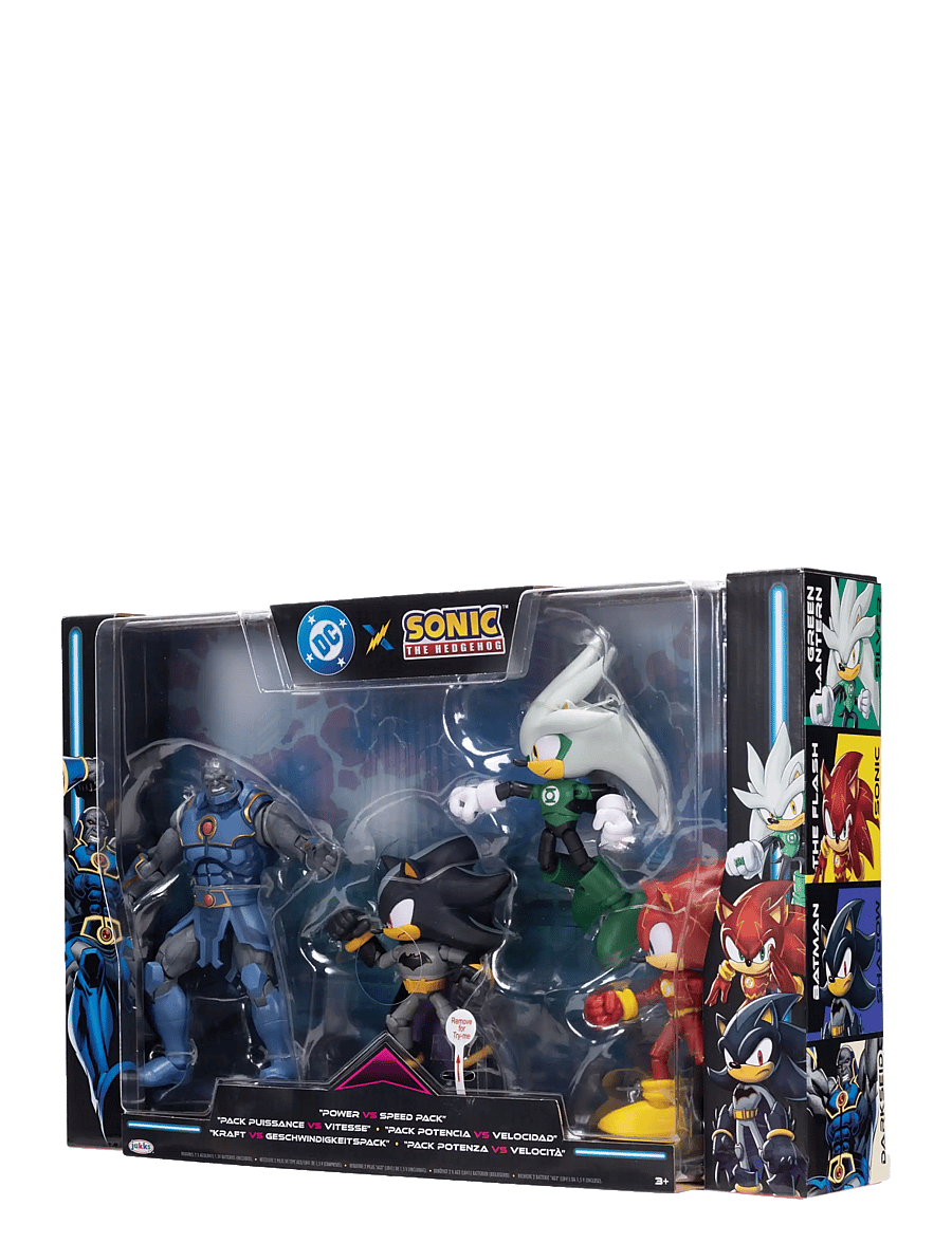Sonic - DC x Sonic the Hedgehog 5” Figure Power vs Speed Multipack - action-figuren - multicoloured - 2