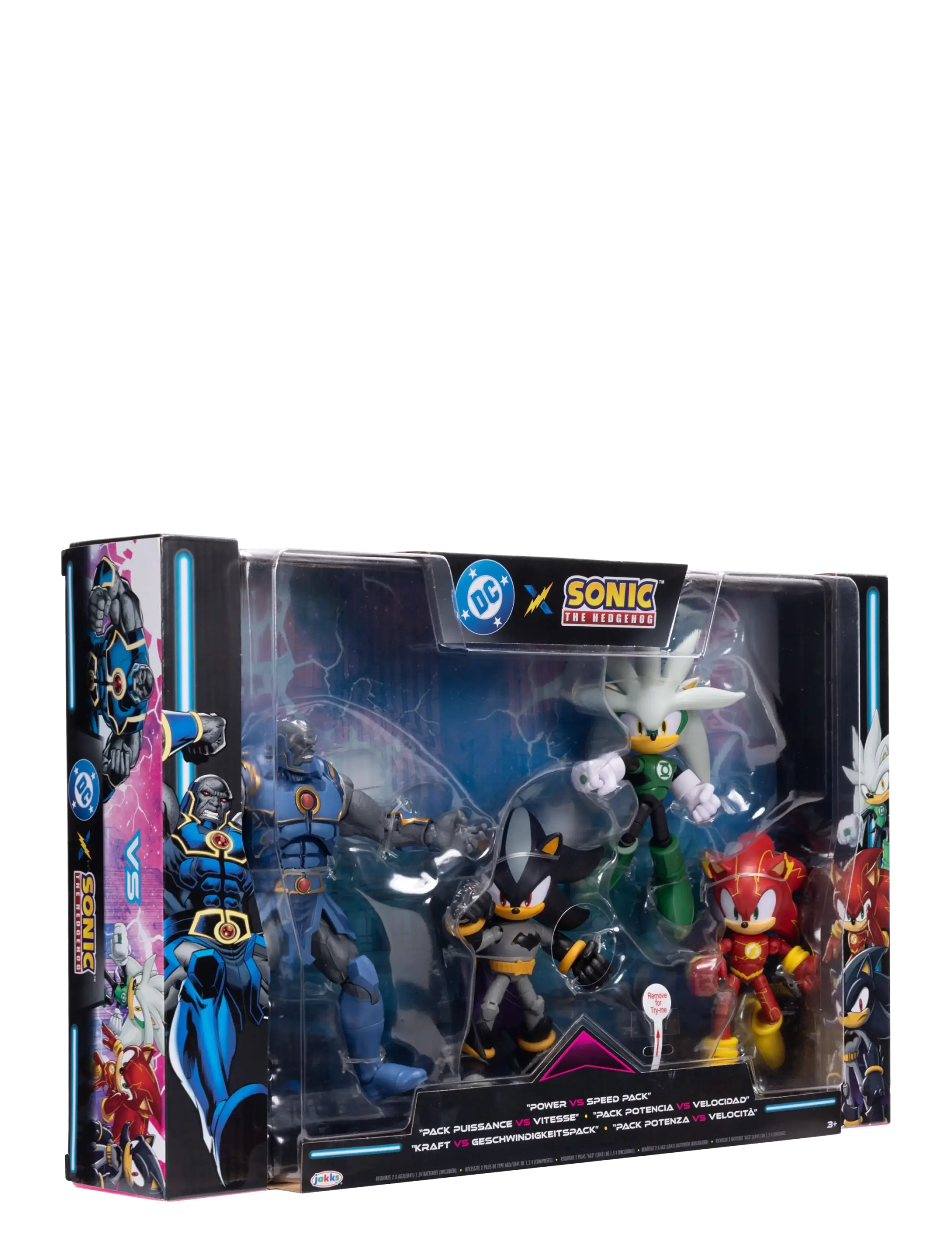 Sonic - DC x Sonic the Hedgehog 5” Figure Power vs Speed Multipack - multicoloured - 4
