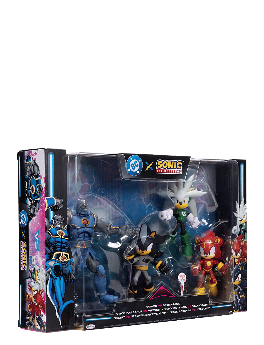 Sonic - DC x Sonic the Hedgehog 5” Figure Power vs Speed Multipack - action-figuren - multicoloured - 4