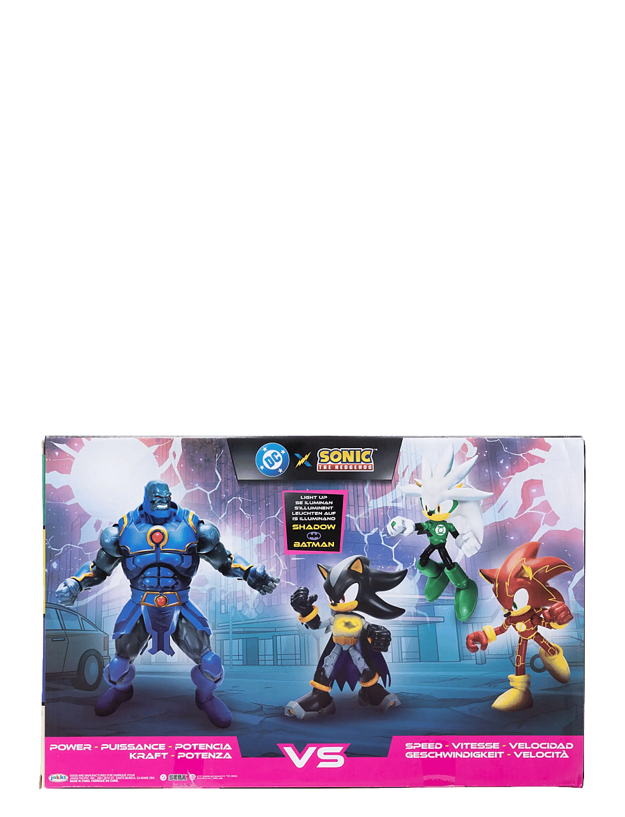 Sonic - DC x Sonic the Hedgehog 5” Figure Power vs Speed Multipack - action-figuren - multicoloured - 5